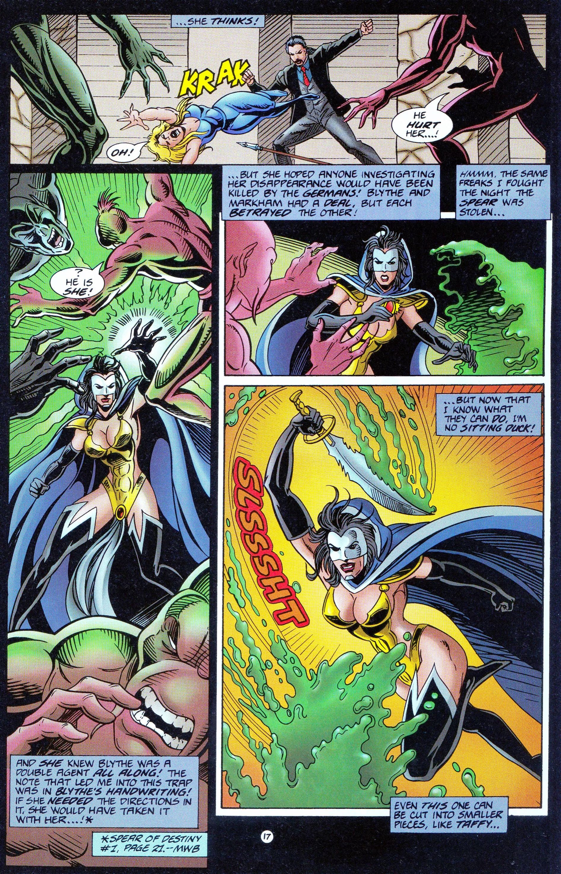 Read online Mantra: Spear of Destiny comic -  Issue #2 - 20