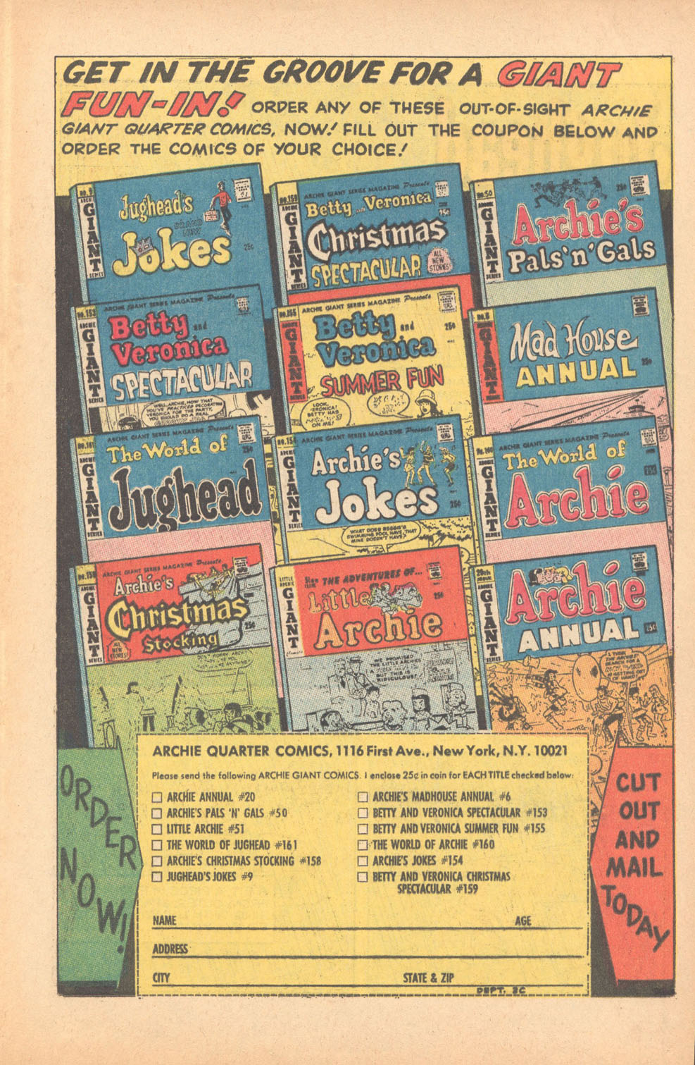 Read online Archie Giant Series Magazine comic -  Issue #161 - 9