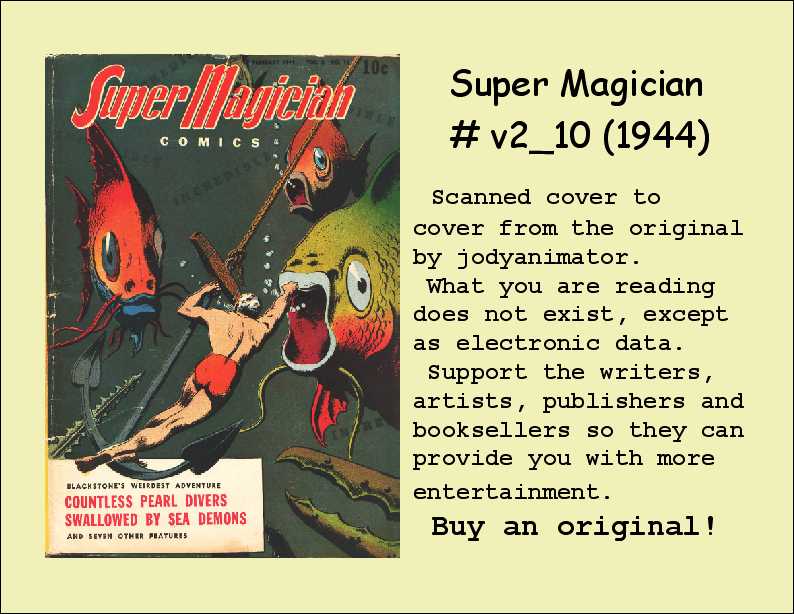 Read online Super-Magician Comics comic -  Issue #22 - 61