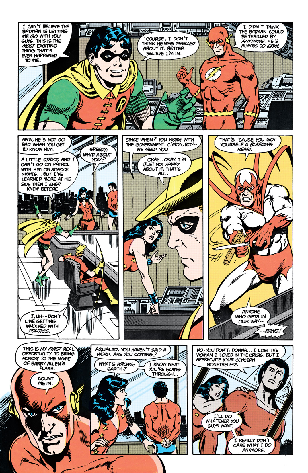 Read online The New Teen Titans (1984) comic -  Issue #20 - 8