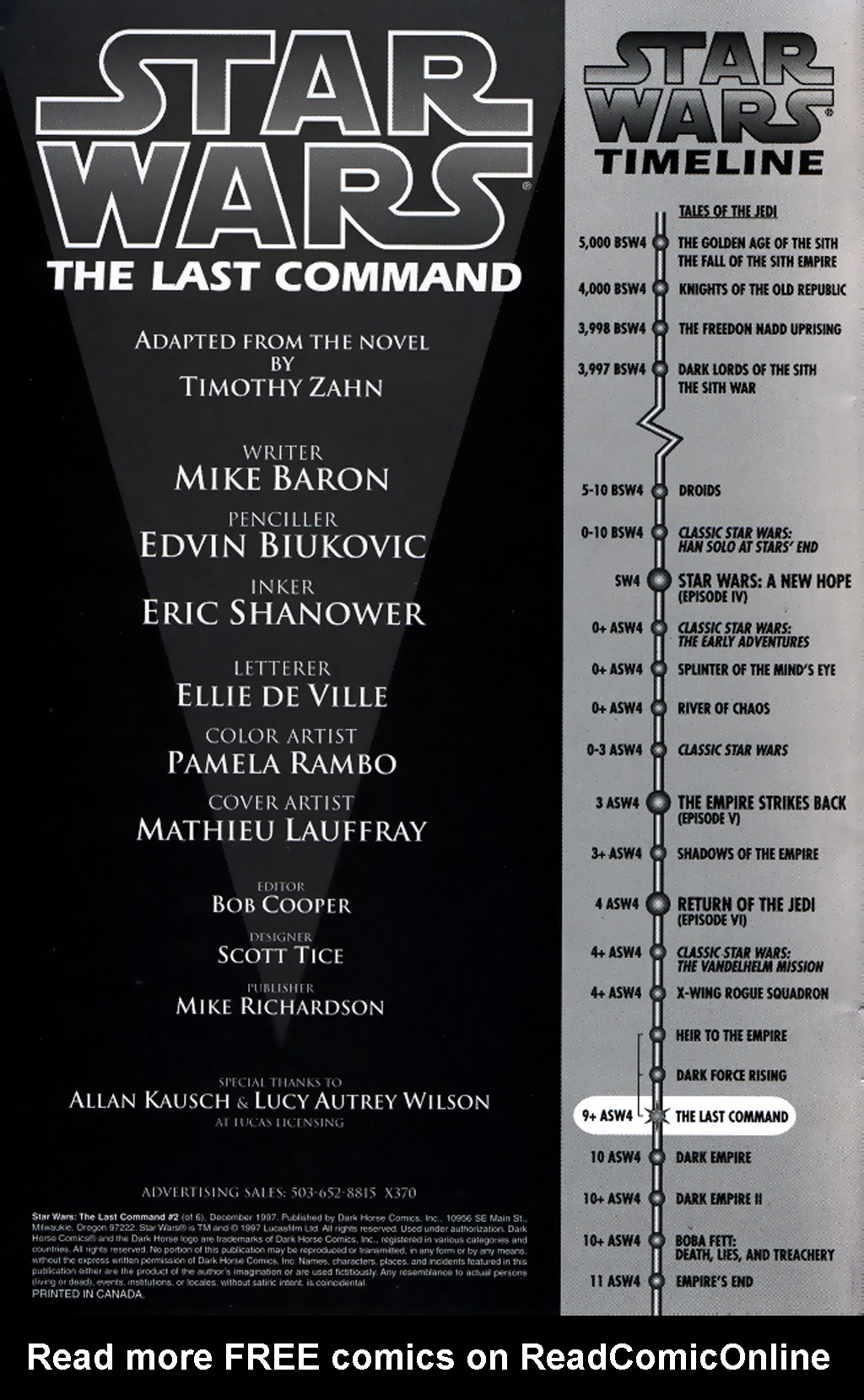 Read online Star Wars: The Last Command comic -  Issue #2 - 2