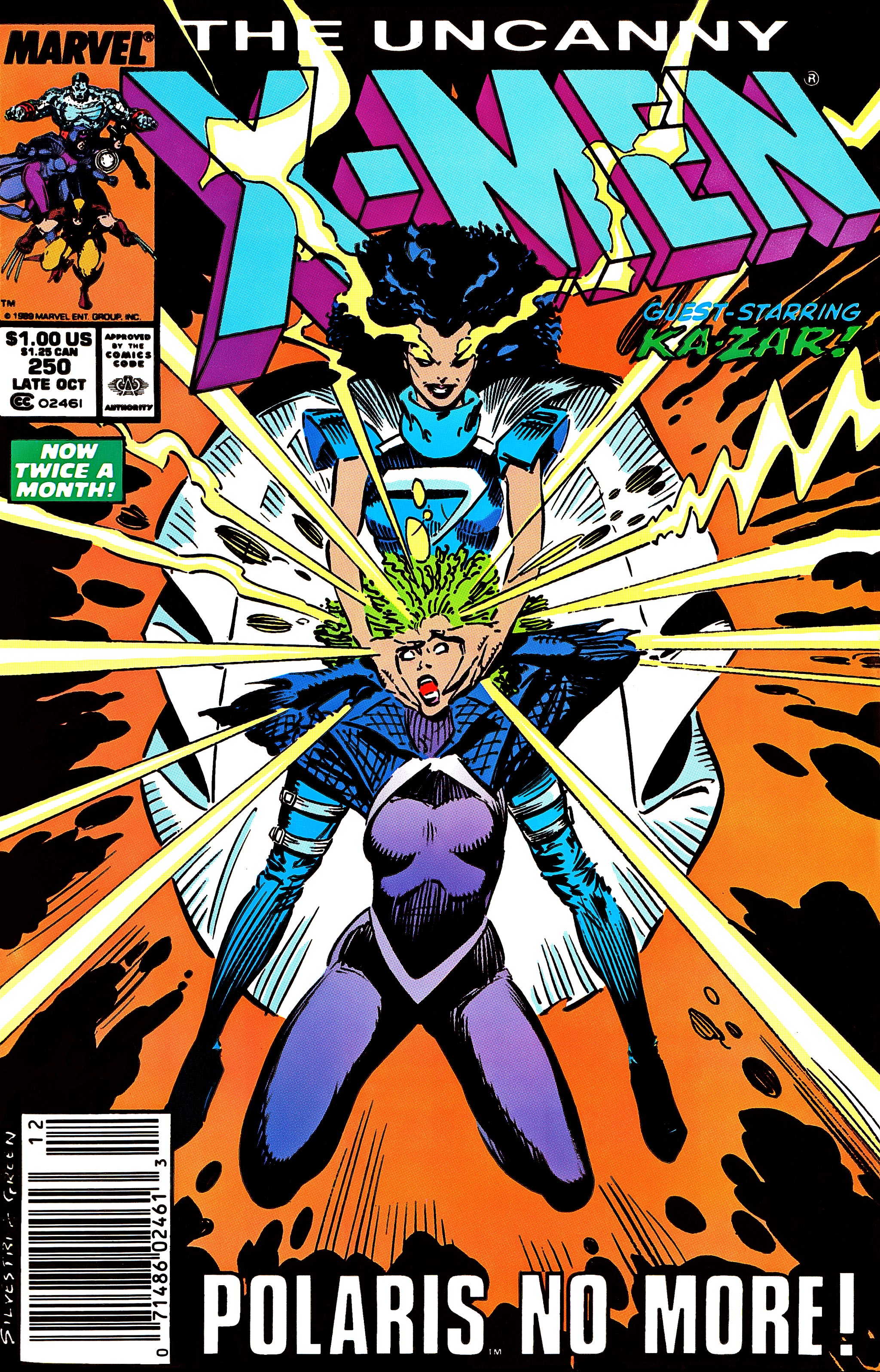 Read online Uncanny X-Men (1963) comic -  Issue #250 - 1