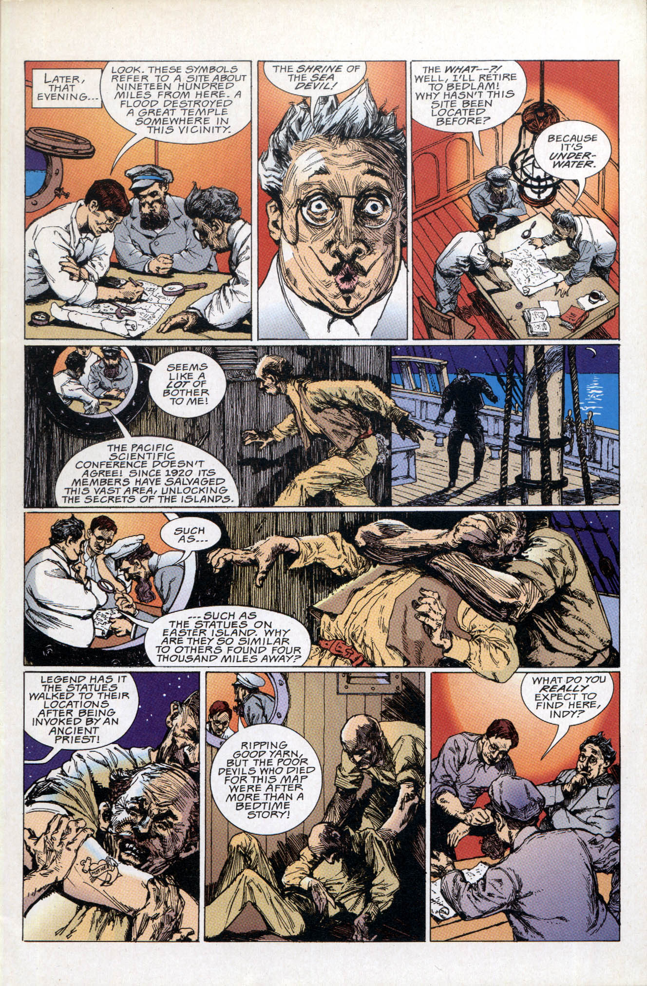 Read online Indiana Jones and the Shrine of the Sea Devil comic -  Issue # Full - 5