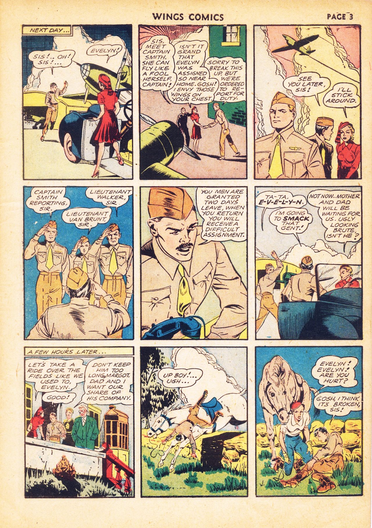 Read online Wings Comics comic -  Issue #20 - 5