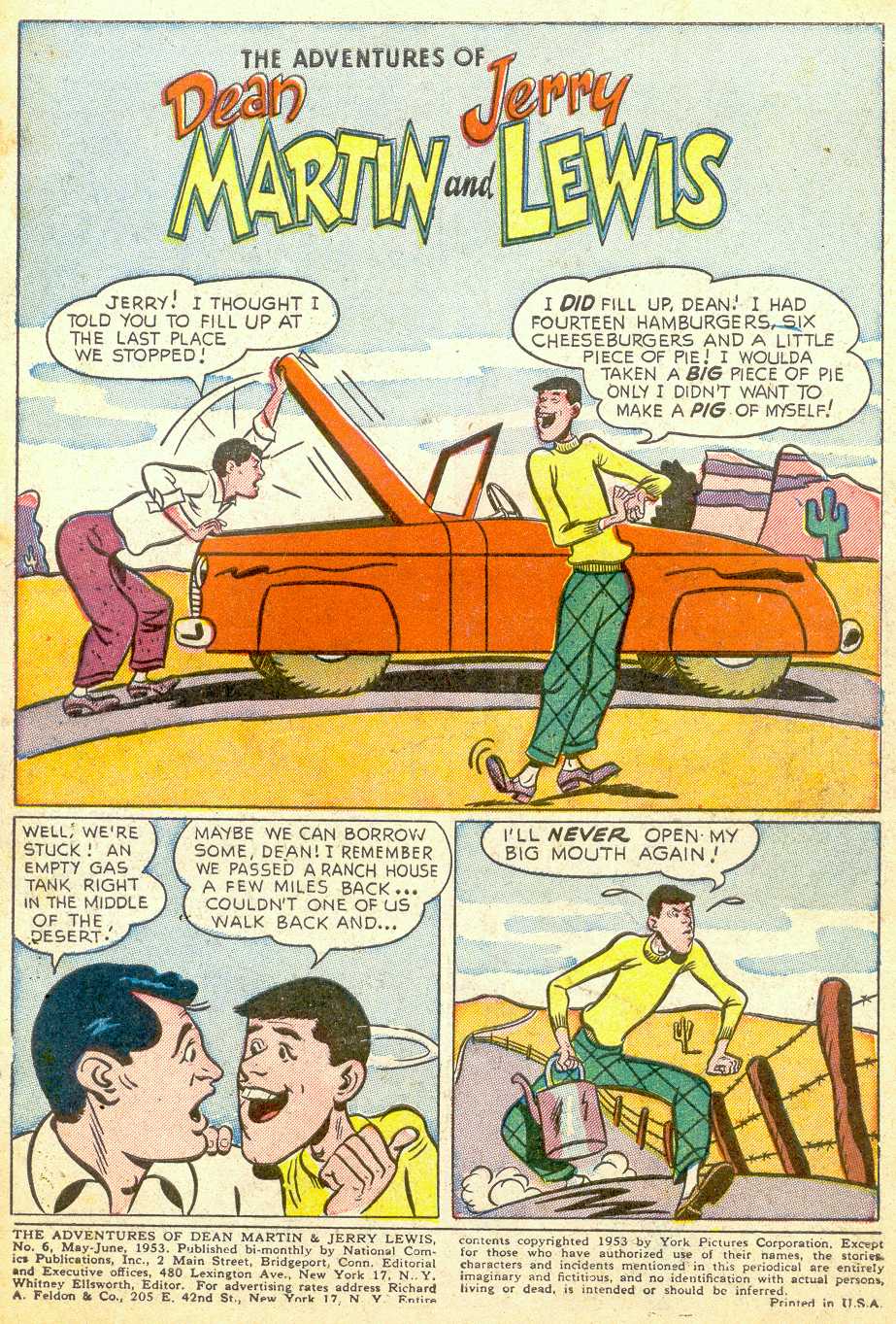 Read online The Adventures of Dean Martin and Jerry Lewis comic -  Issue #6 - 3