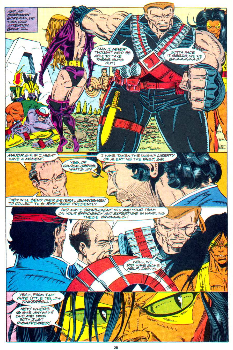 Read online Guardians of the Galaxy (1990) comic -  Issue #28 - 20