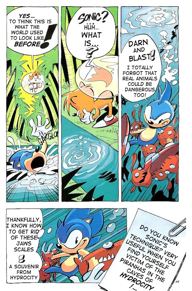 Read online Sonic Adventures: Dans Les Griffes De Robotnik comic -  Issue # Full - 14