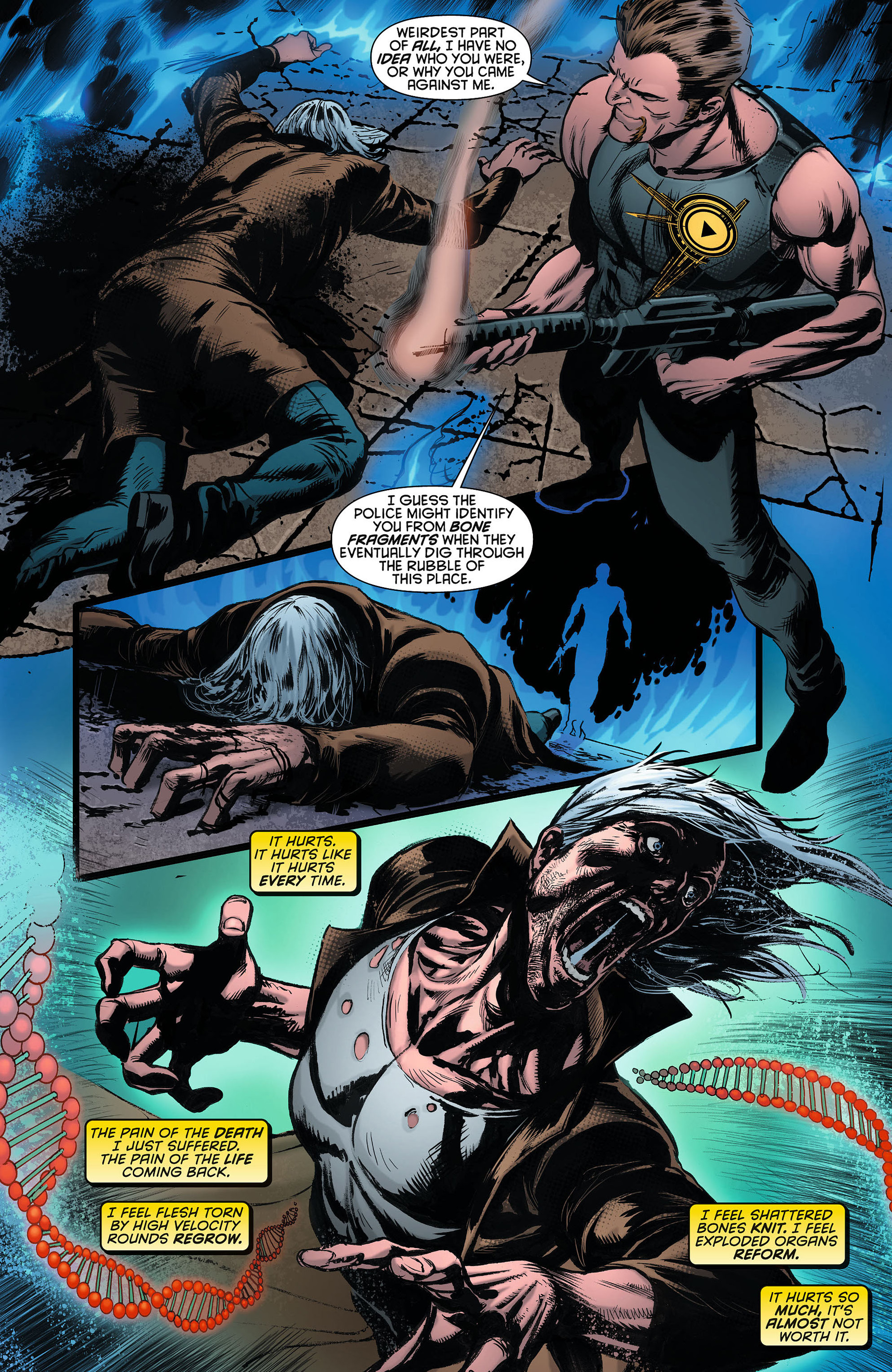 Read online Resurrection Man (2011) comic -  Issue #7 - 15