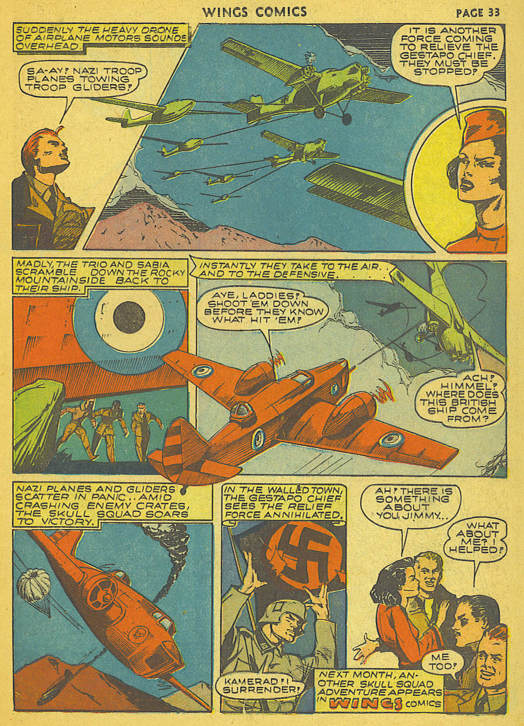 Read online Wings Comics comic -  Issue #18 - 34
