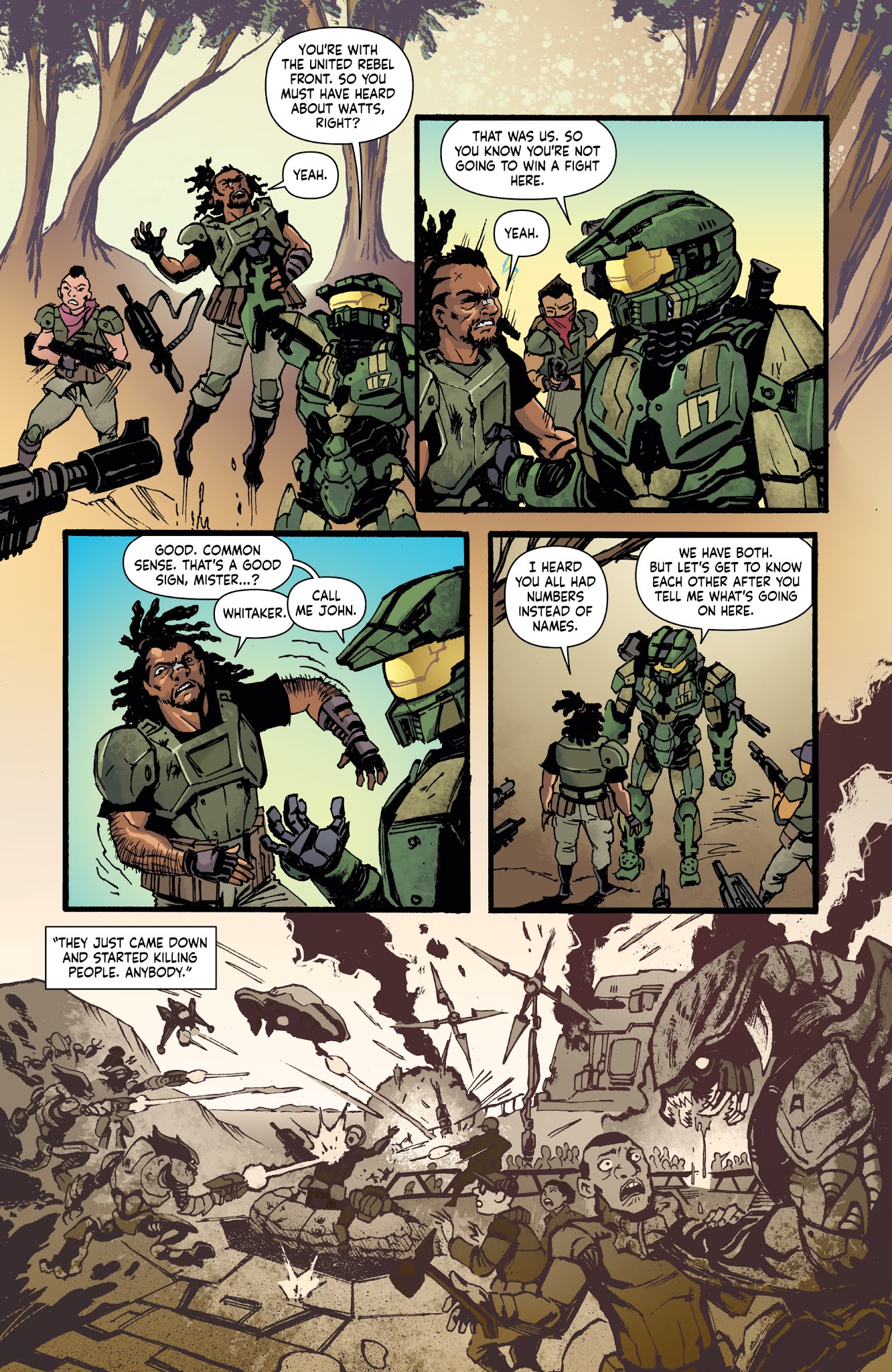 Read online Halo: Collateral Damage comic -  Issue #1 - 14