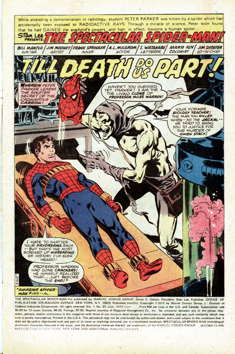 Read online The Spectacular Spider-Man (1976) comic -  Issue #31 - 2