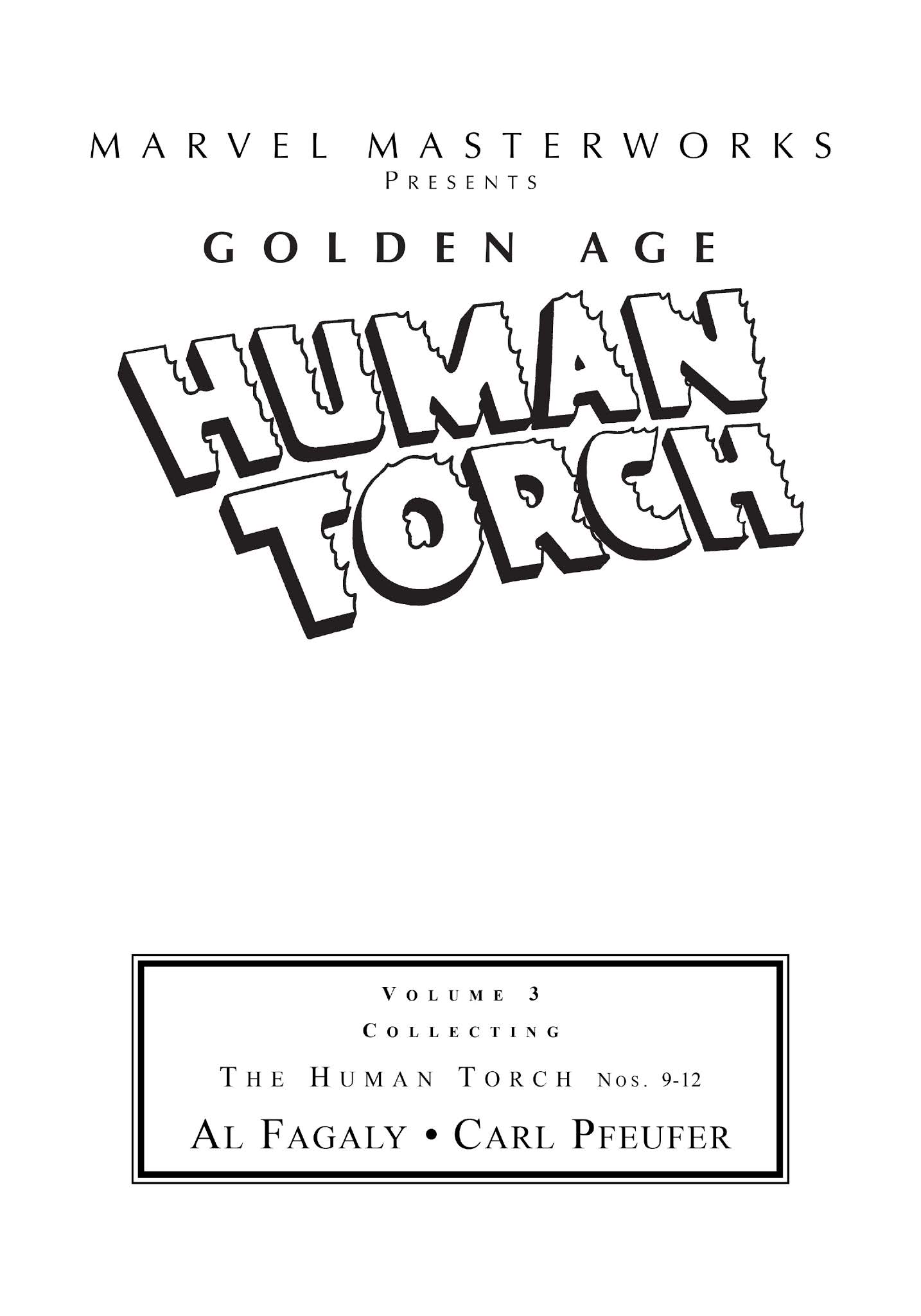 Read online Marvel Masterworks: Golden Age Human Torch comic -  Issue # TPB 3 (Part 1) - 2