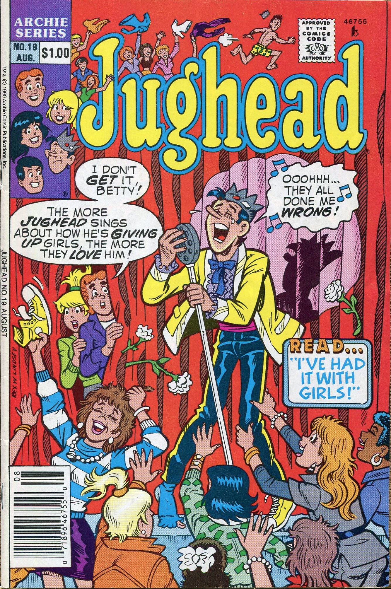 Read online Jughead (1987) comic -  Issue #19 - 1