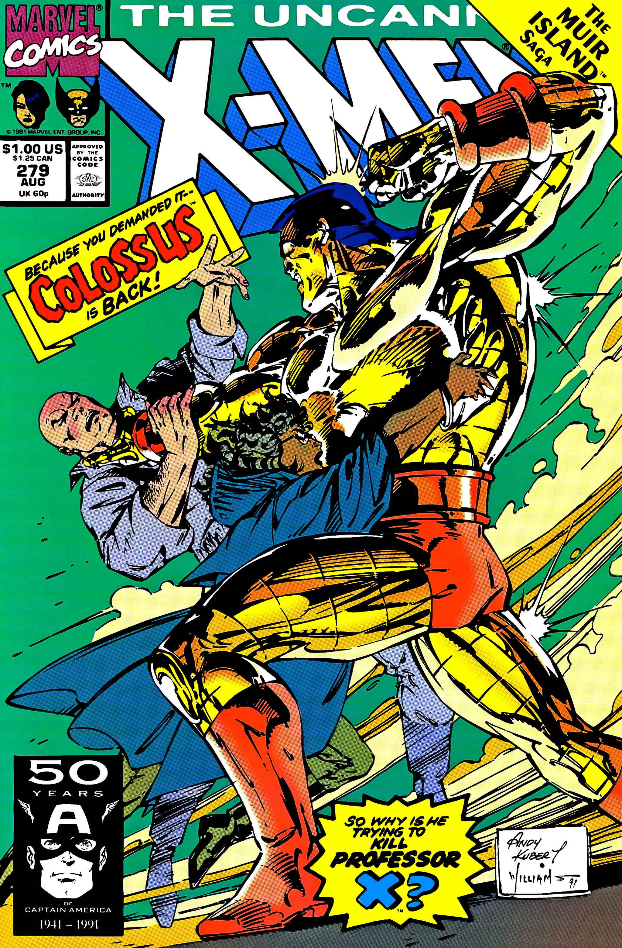 Read online Uncanny X-Men (1963) comic -  Issue #279 - 1