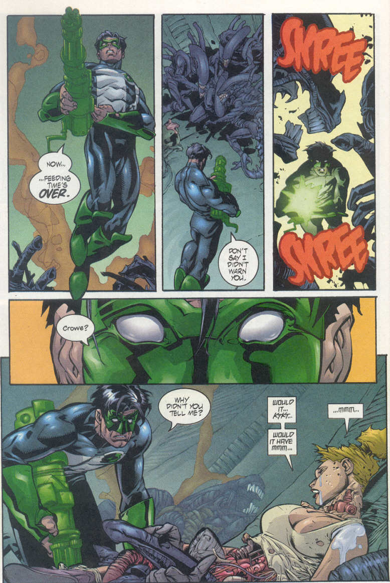 Read online Green Lantern vs. Aliens comic -  Issue #4 - 16