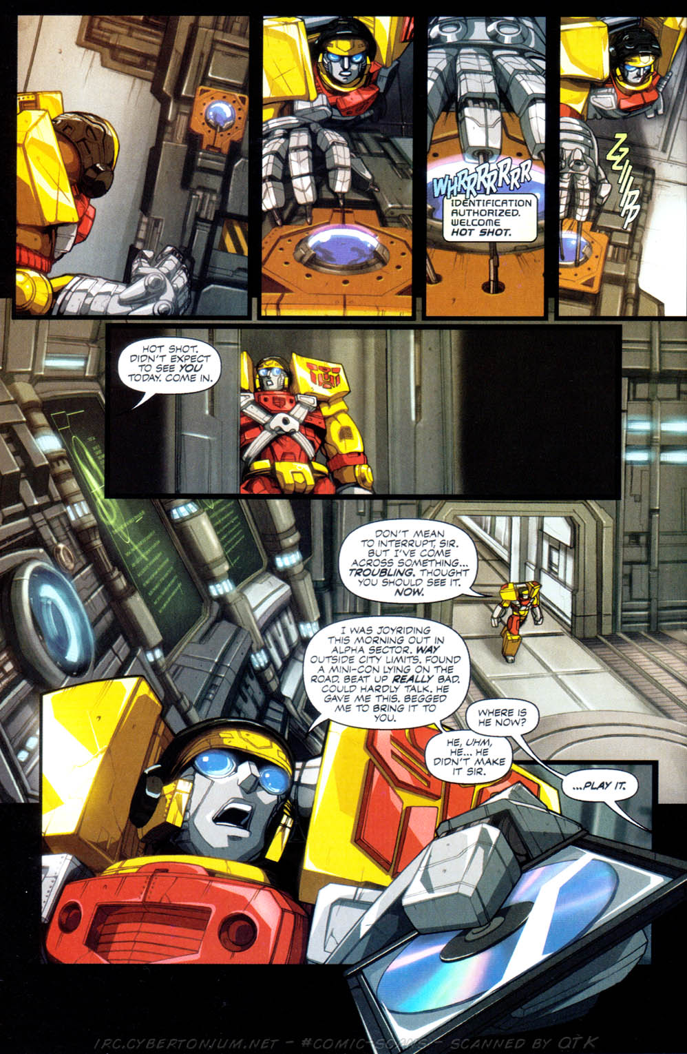 Read online Transformers Armada comic Issue 1