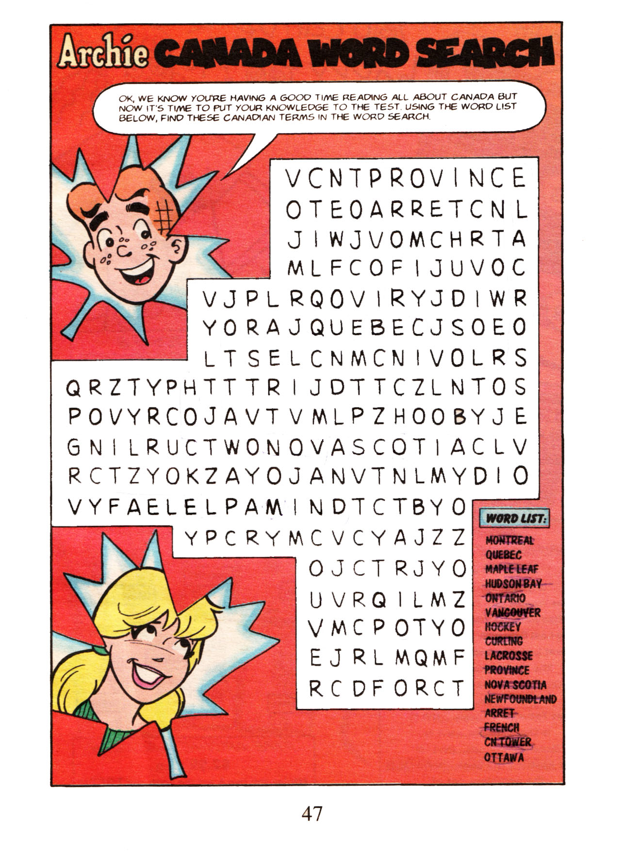 Read online Archie: All Canadian Digest comic -  Issue # Full - 48