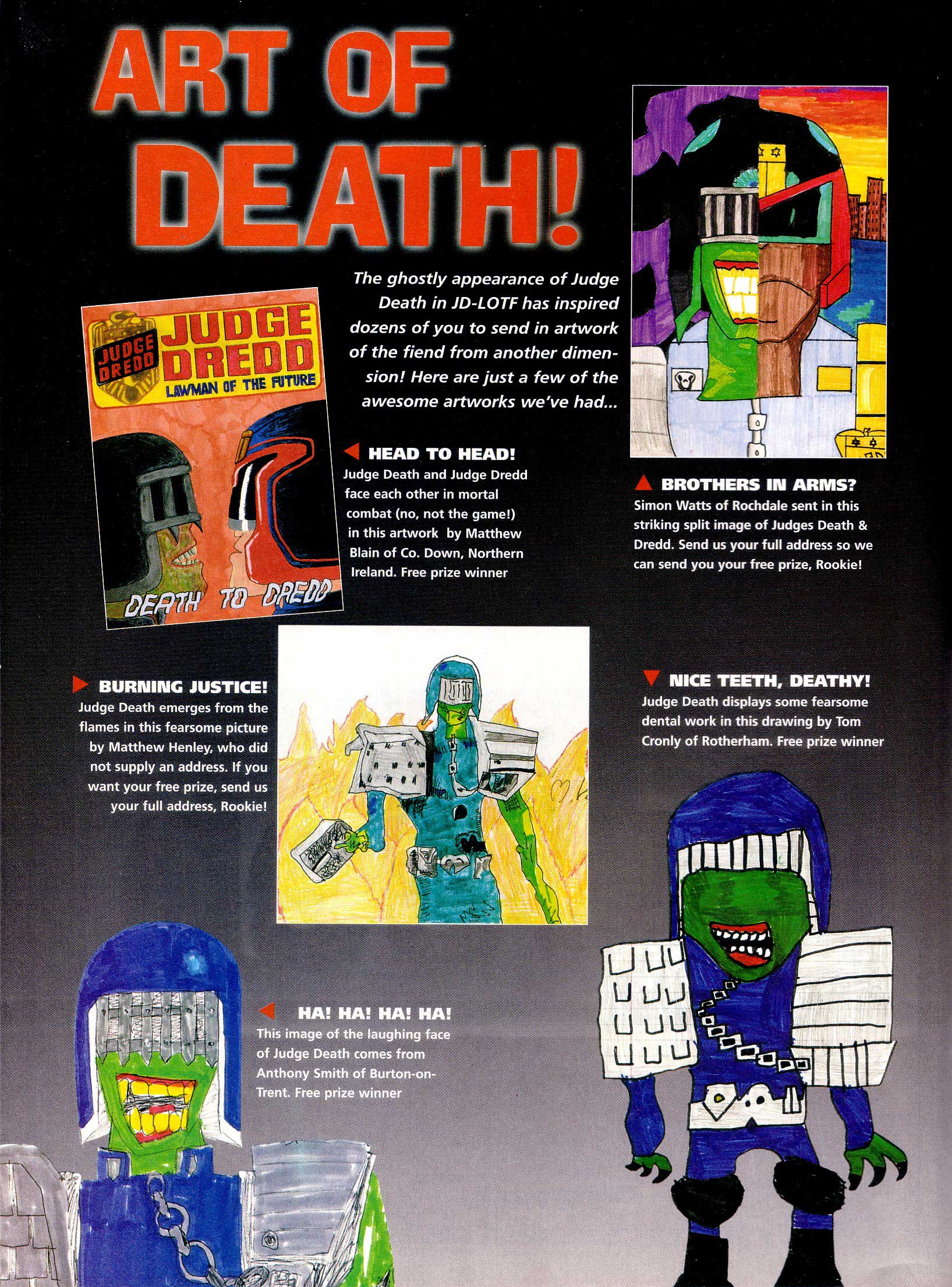 Read online Judge Dredd Lawman of the Future comic -  Issue #14 - 14