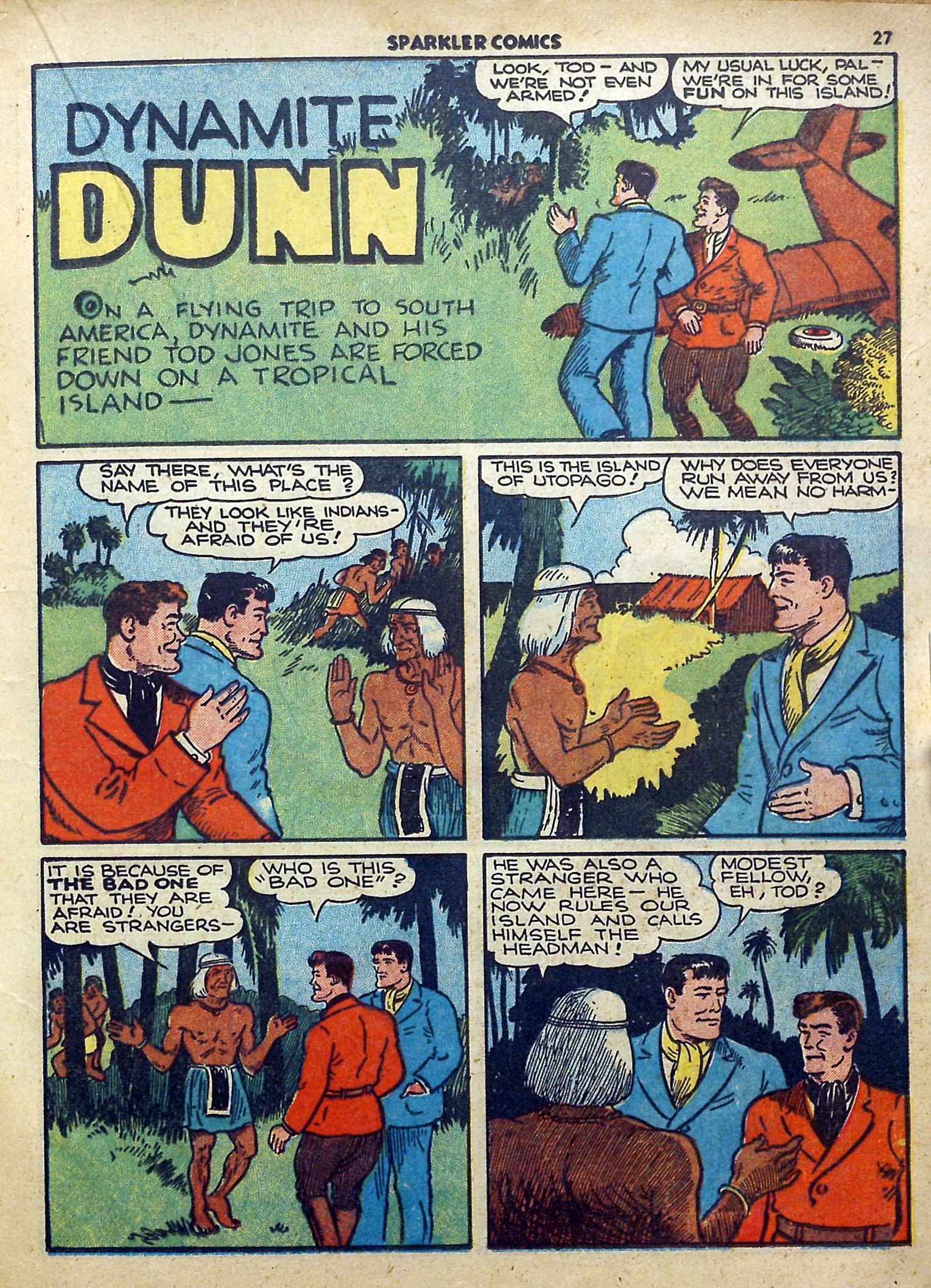 Read online Sparkler Comics comic -  Issue #2 - 23