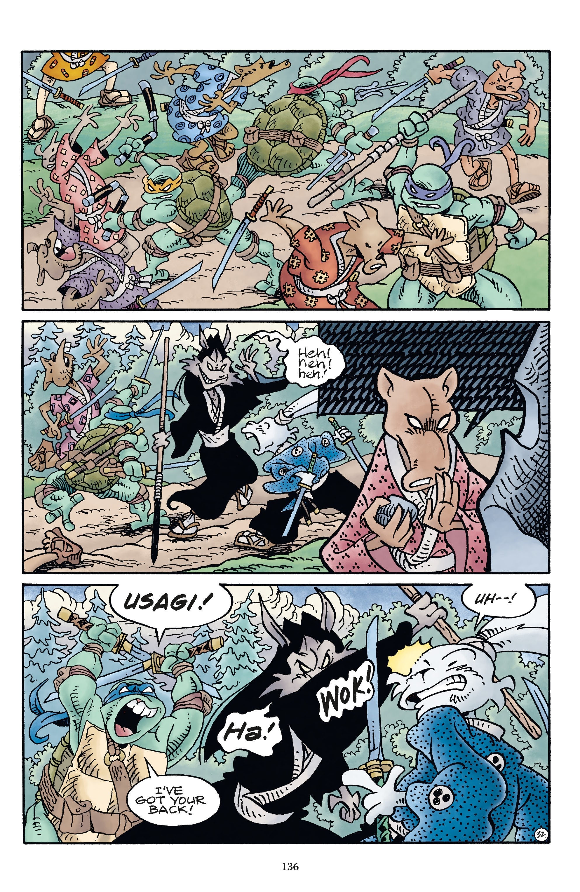 Read online Usagi Yojimbo/Teenage Mutant Ninja Turtles: The Complete Collection comic -  Issue # TPB (Part 2) - 27