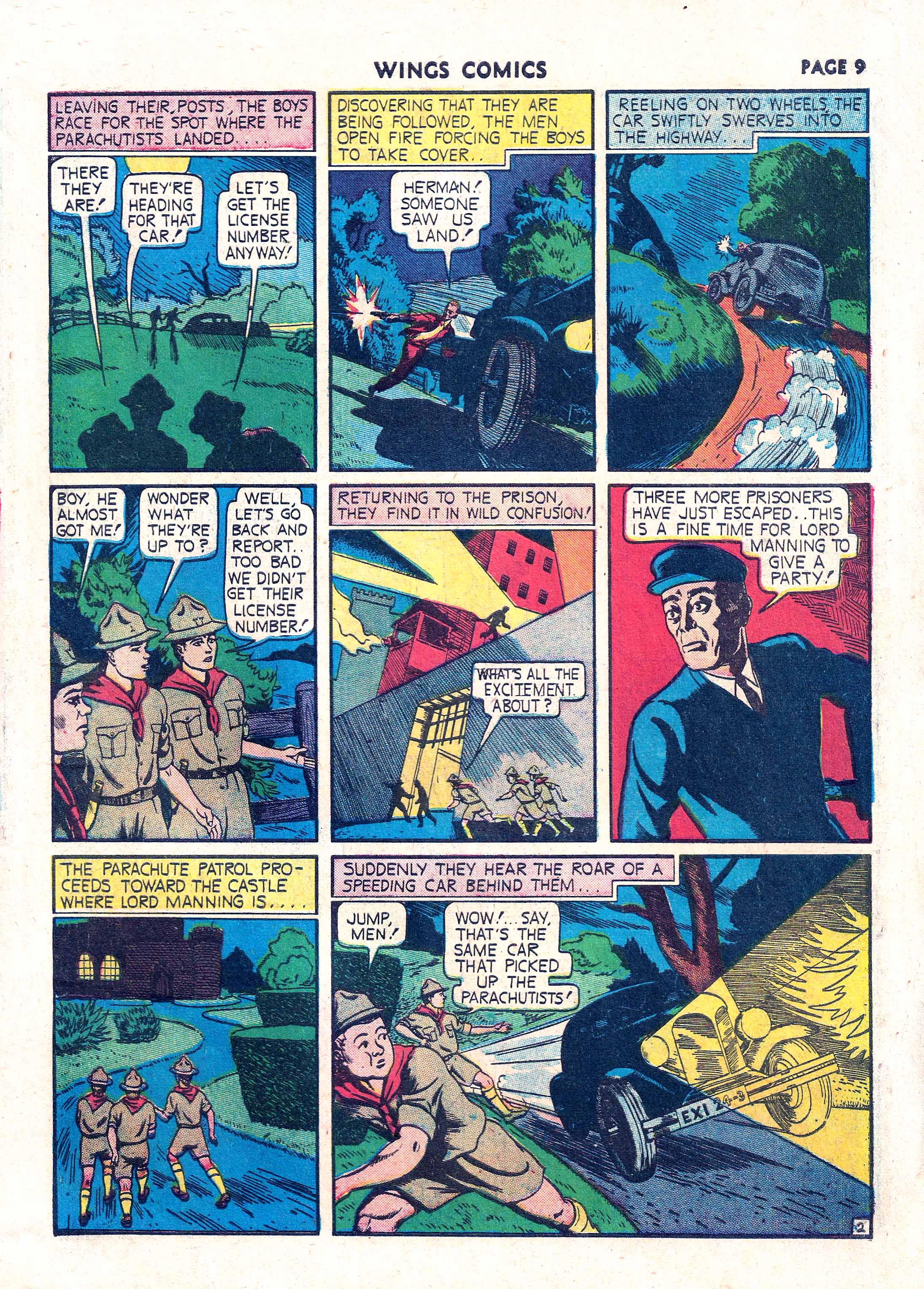 Read online Wings Comics comic -  Issue #9 - 11