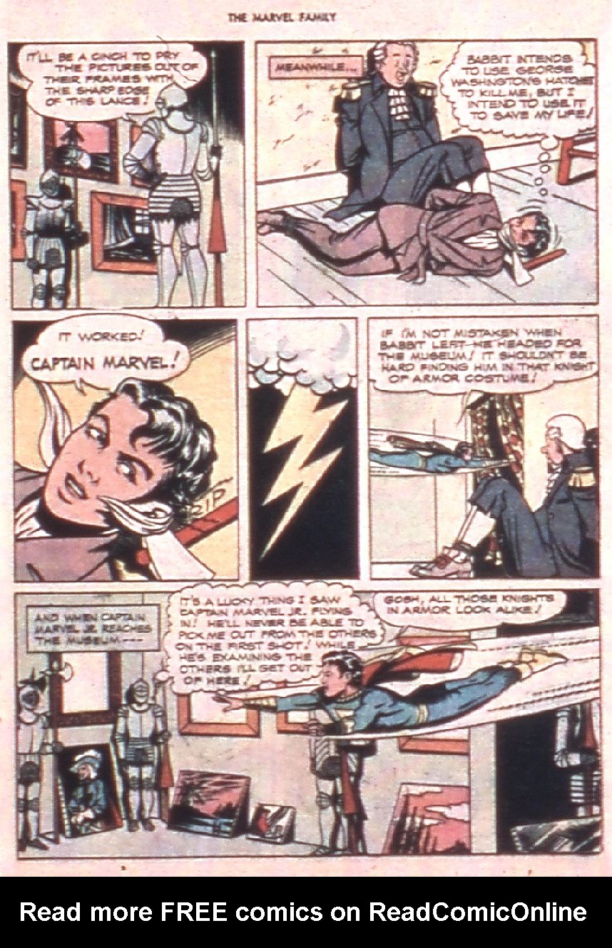 Read online The Marvel Family comic -  Issue #18 - 21