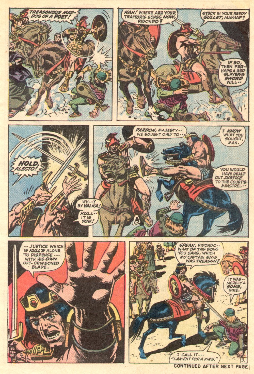 Read online Kull, the Conqueror (1971) comic -  Issue #1 - 5