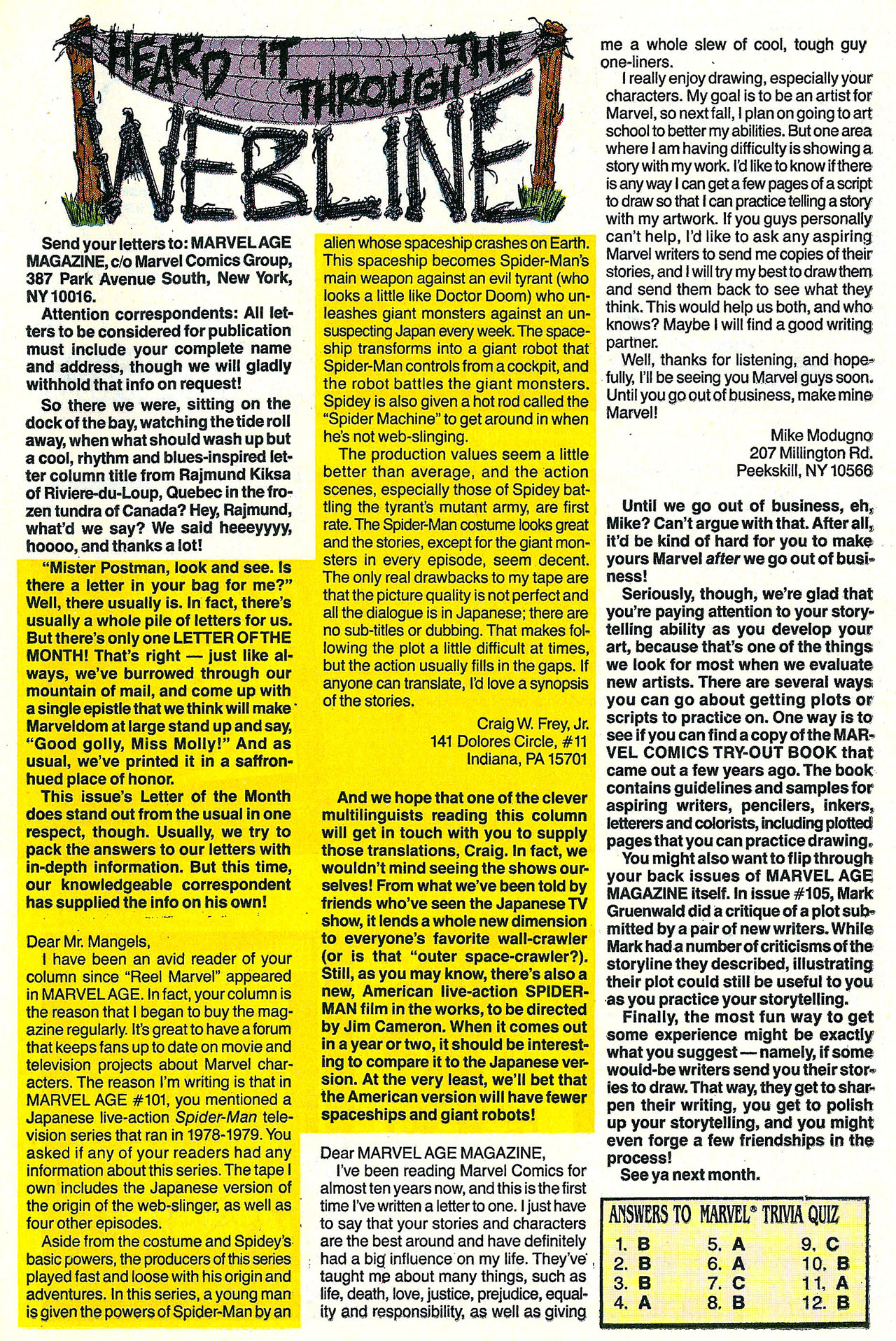 Read online Marvel Age comic -  Issue #111 - 31