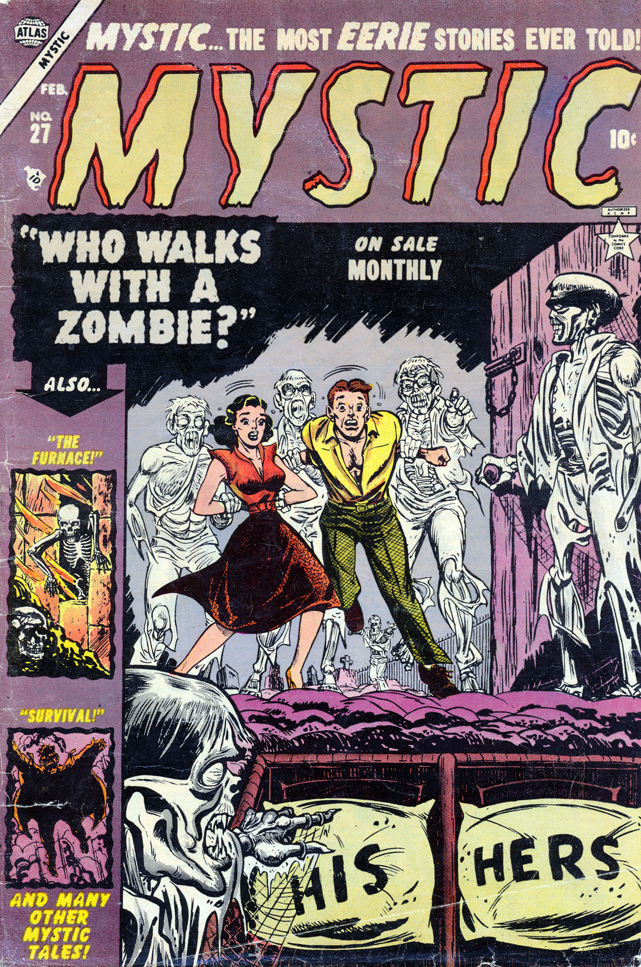 Read online Mystic (1951) comic -  Issue #27 - 1
