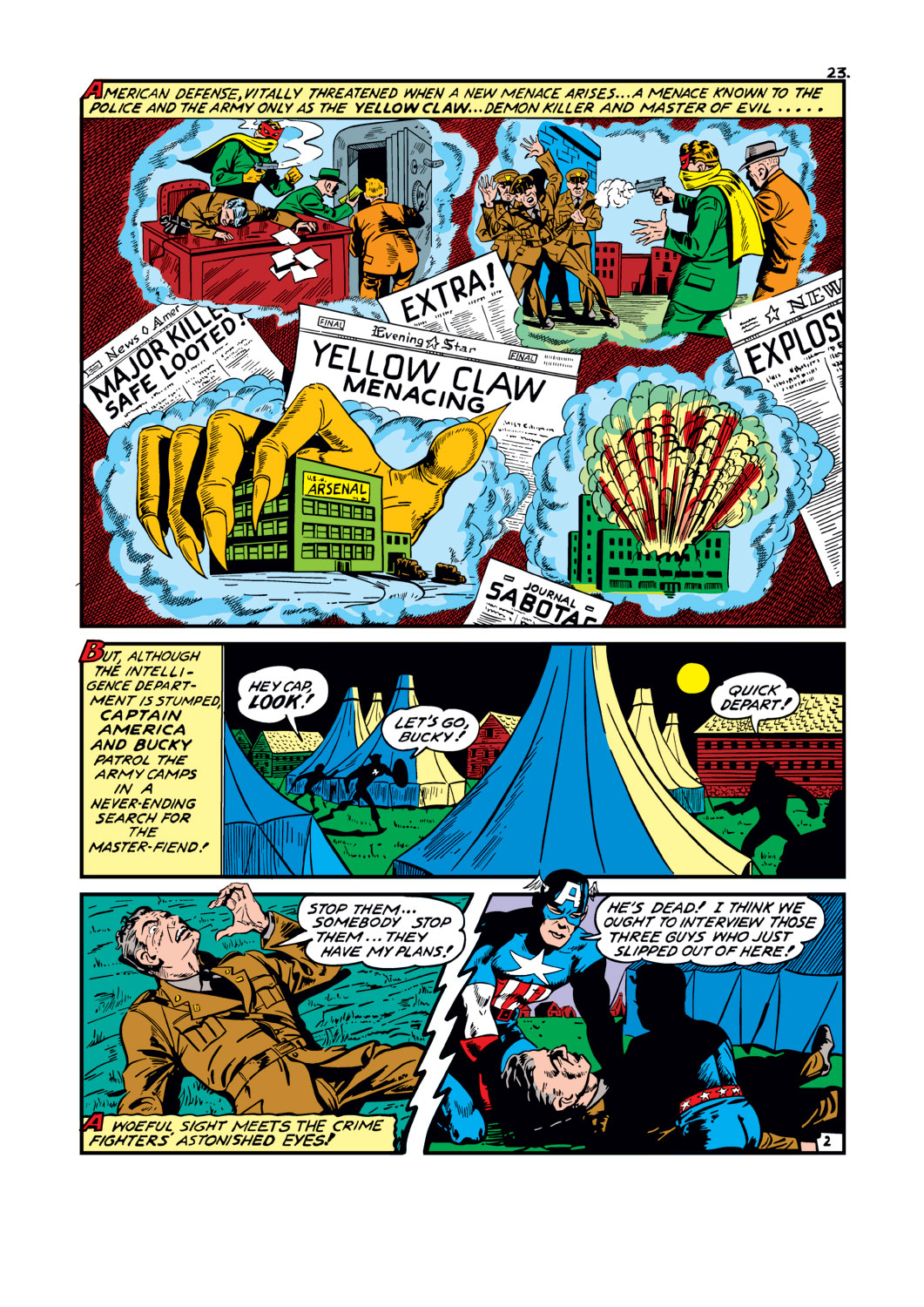 Read online Captain America Comics comic -  Issue #14 - 25