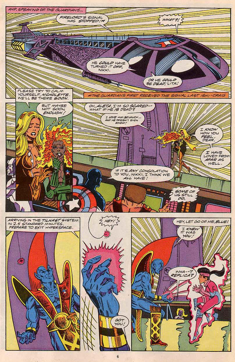 Read online Guardians of the Galaxy (1990) comic -  Issue #12 - 6