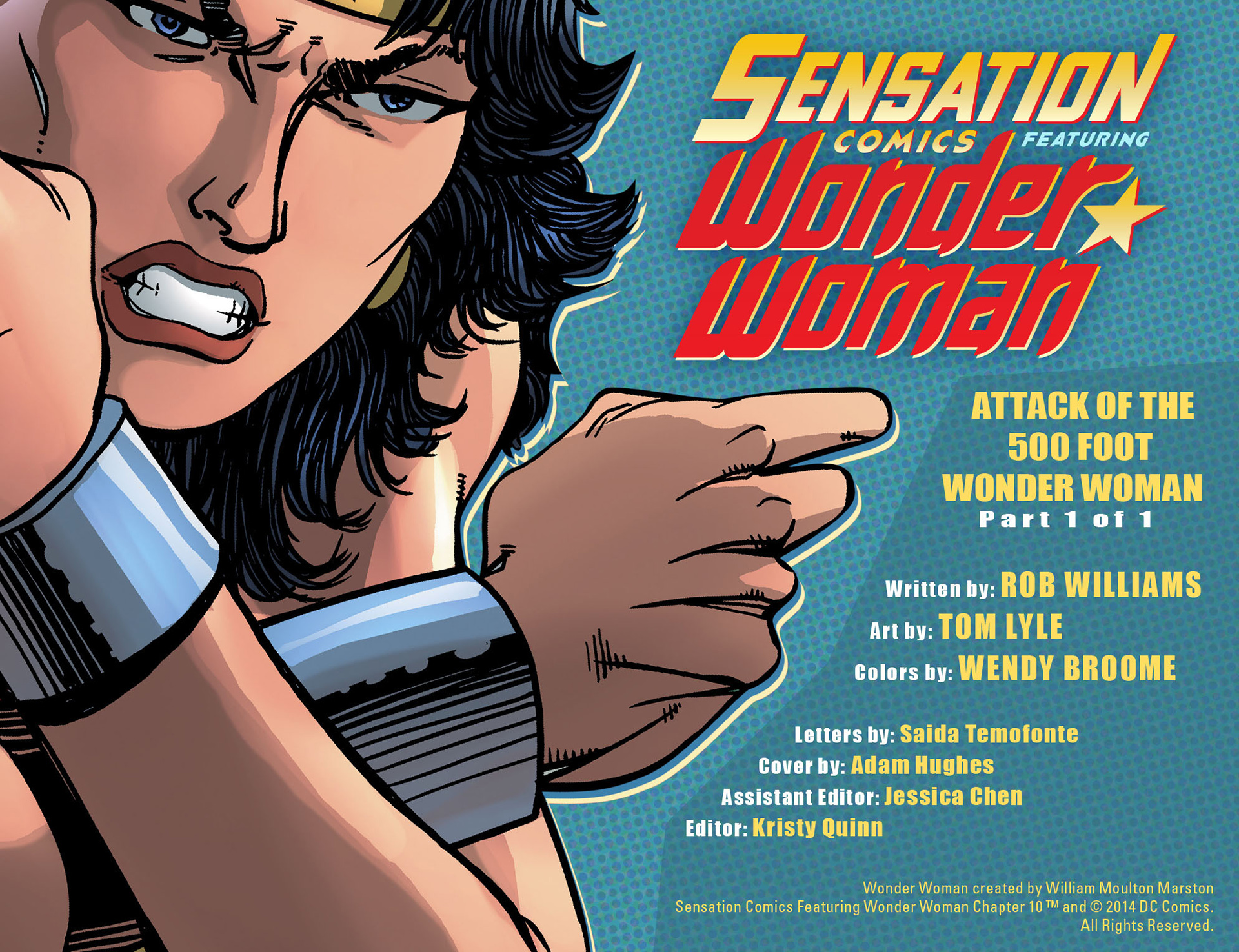 Read online Sensation Comics Featuring Wonder Woman comic -  Issue #10 - 2