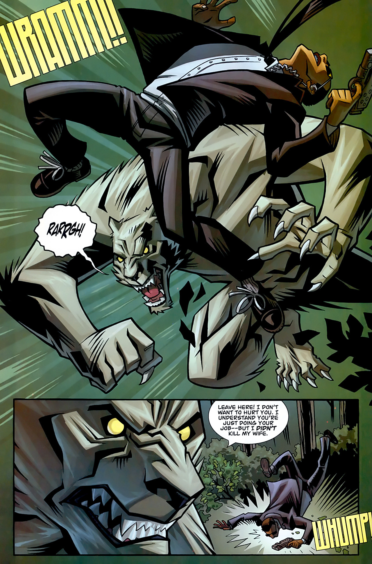 Read online The Astounding Wolf-Man comic -  Issue #9 - 11