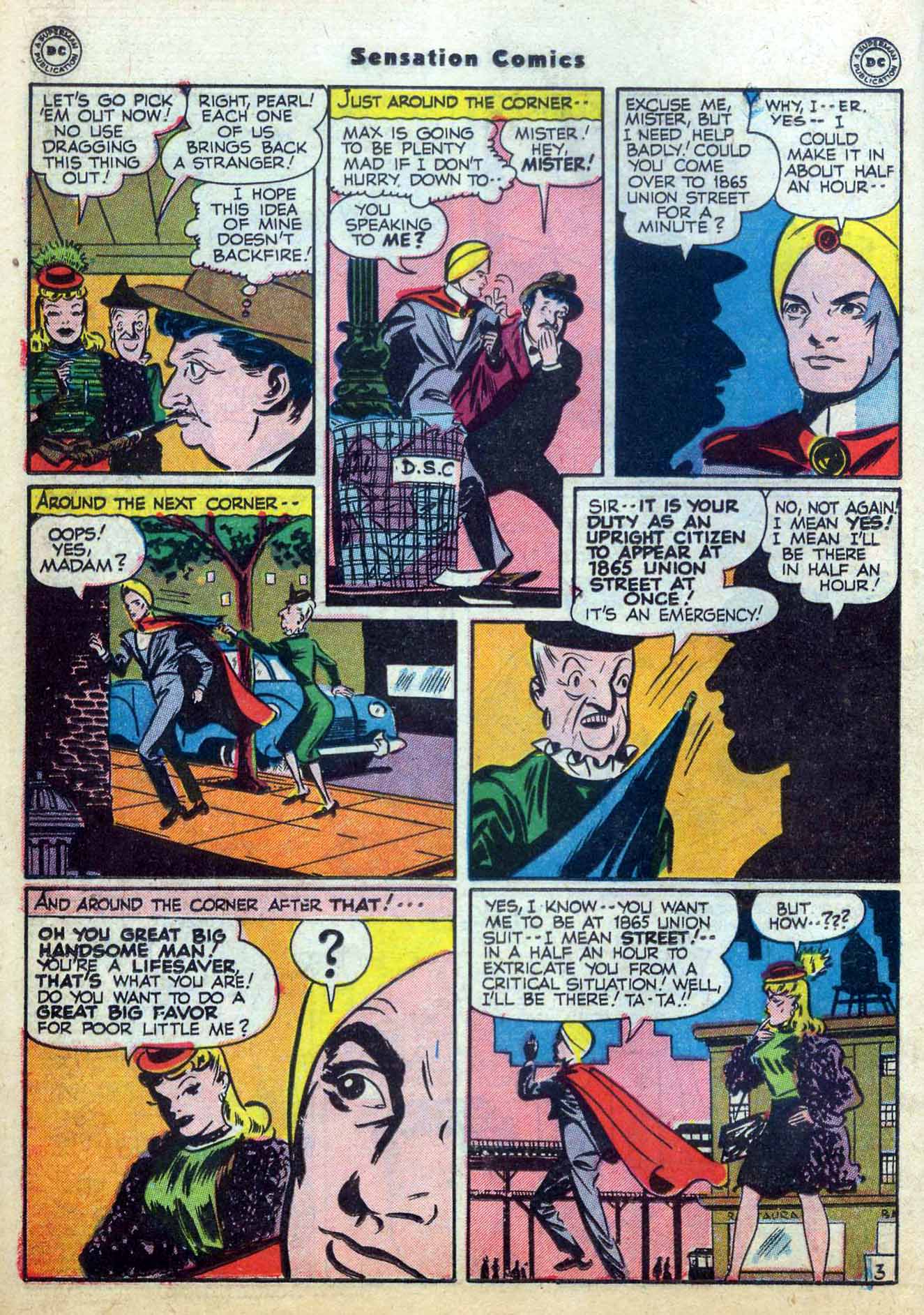 Read online Sensation (Mystery) Comics comic -  Issue #59 - 26