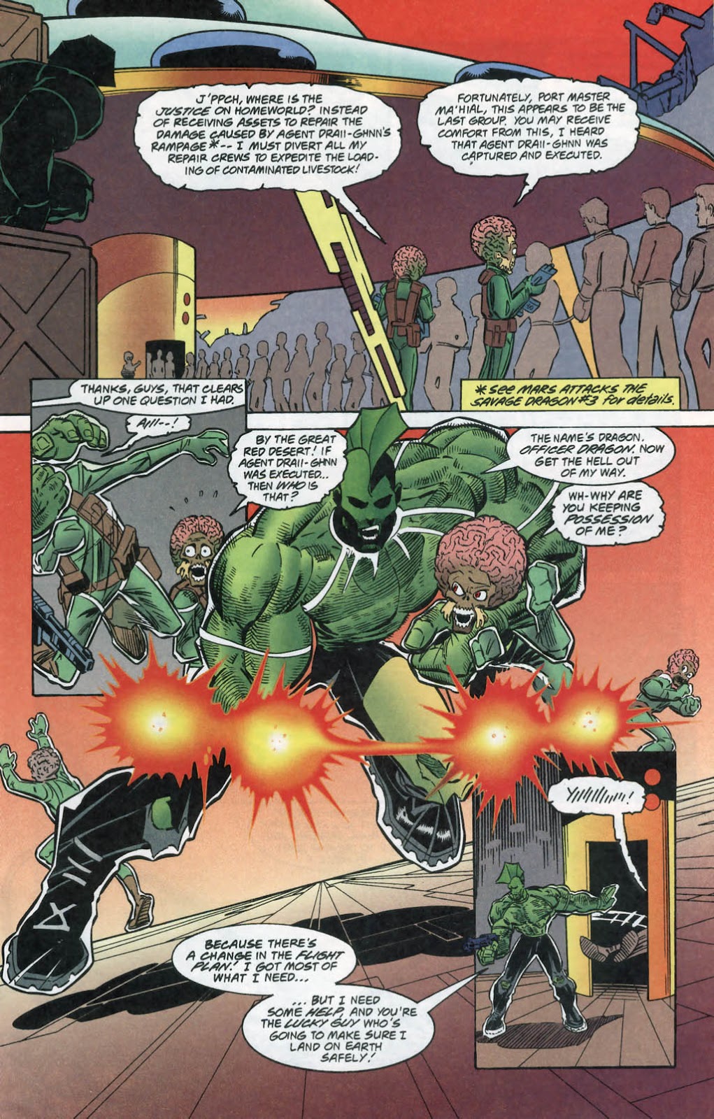 Mars Attacks The Savage Dragon issue 4 - Page 17