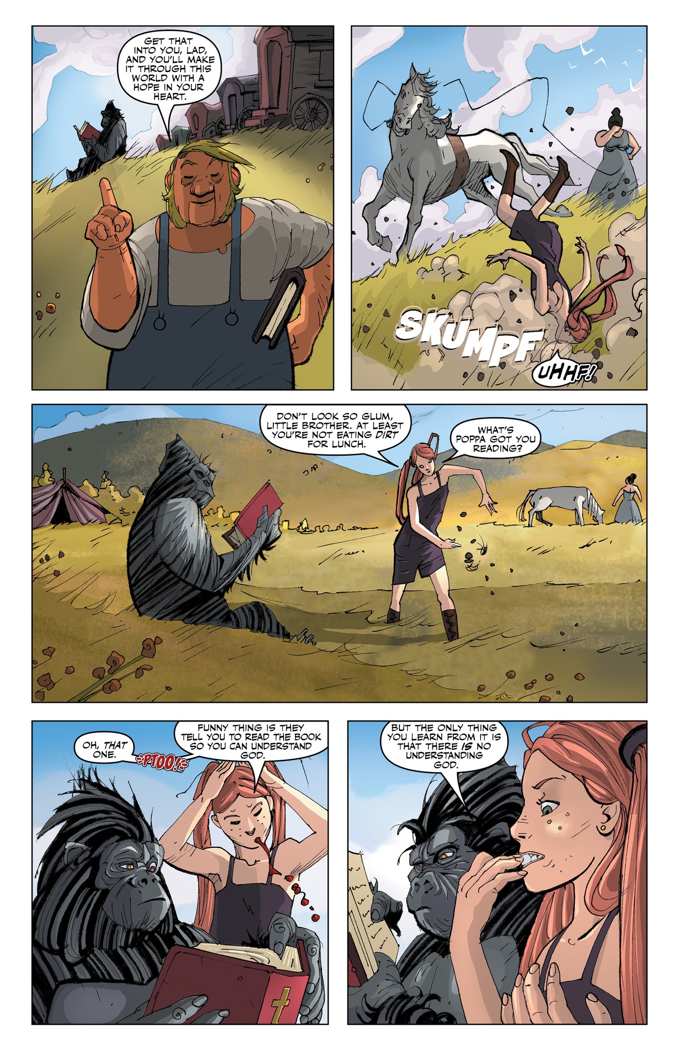 Read online Six-Gun Gorilla: Long Days of Vengeance comic -  Issue #5 - 4