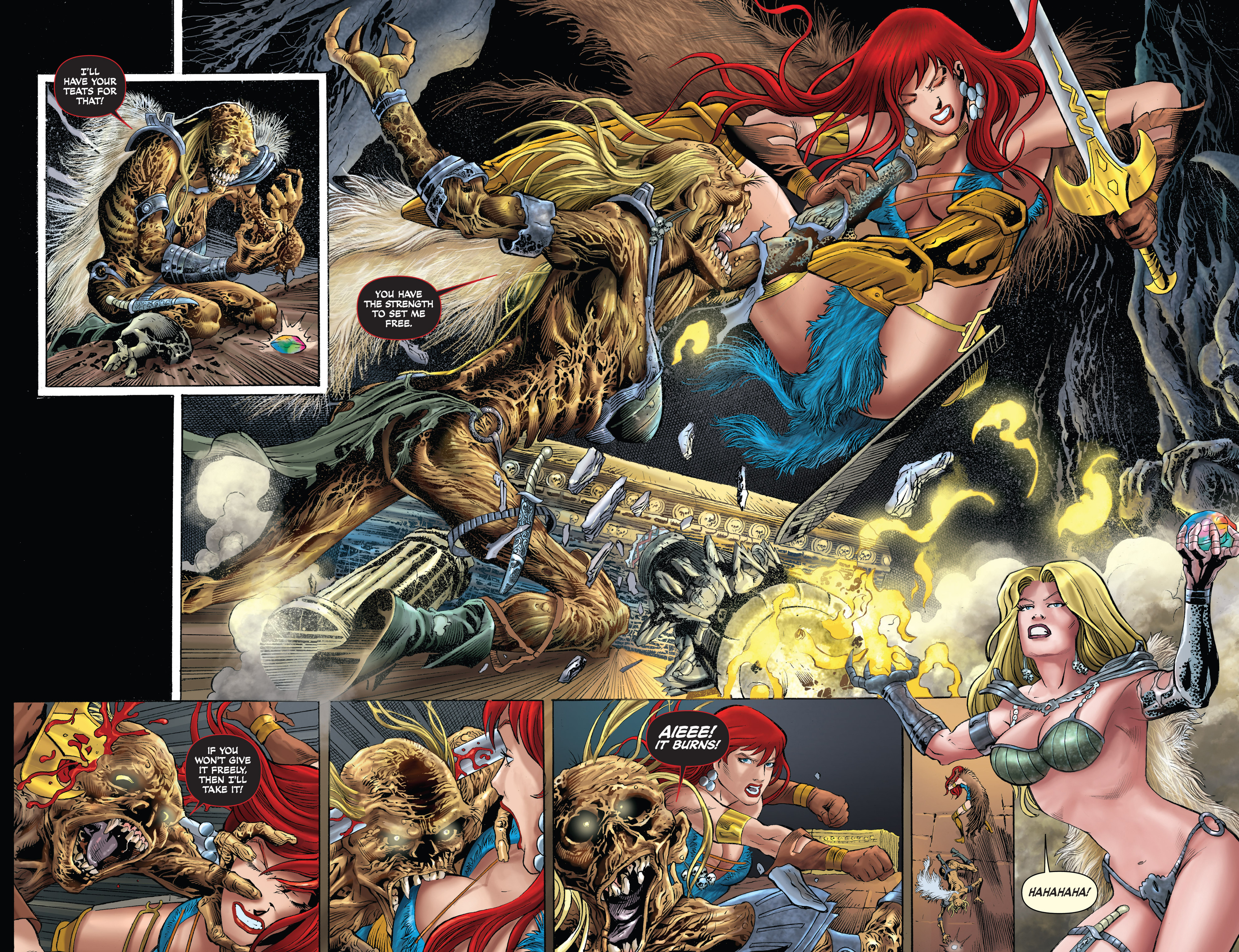 Read online Red Sonja: Unchained comic -  Issue #2 - 16