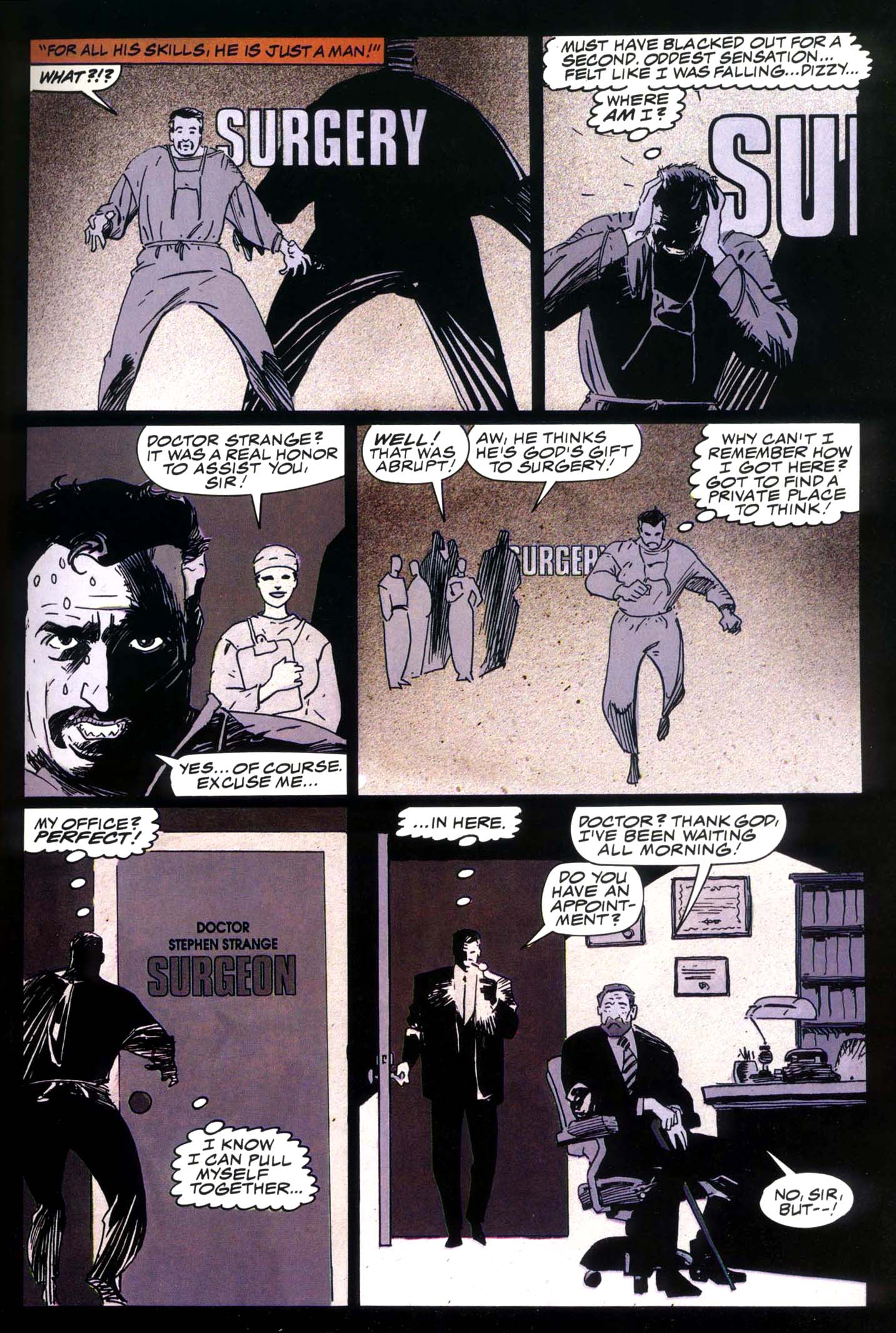 Read online Marvel Graphic Novel comic -  Issue #49 - Doctor Strange & Doctor Doom - Triumph & Torment - 54