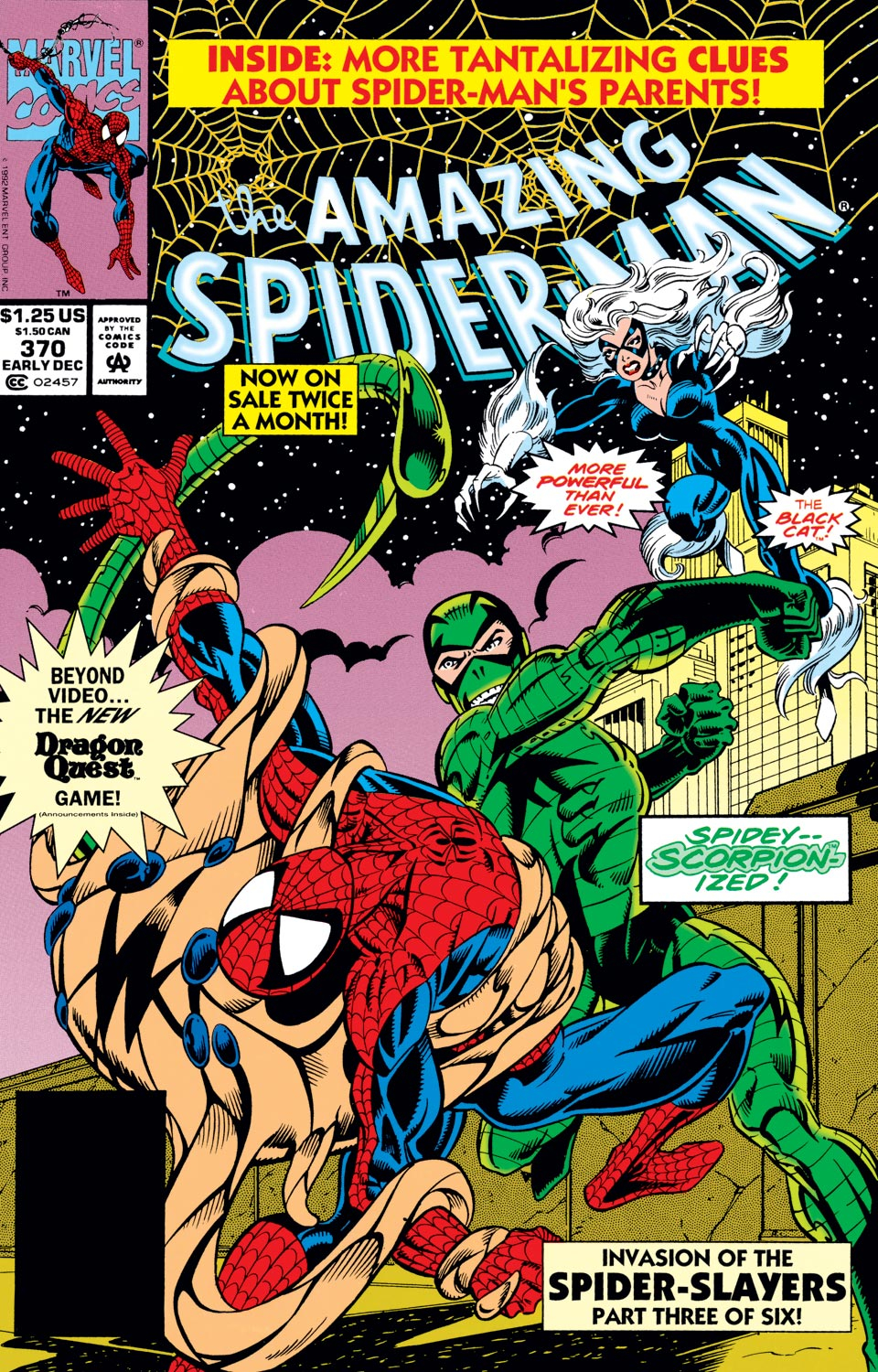 Read online The Amazing Spider-Man (1963) comic -  Issue #370 - 1