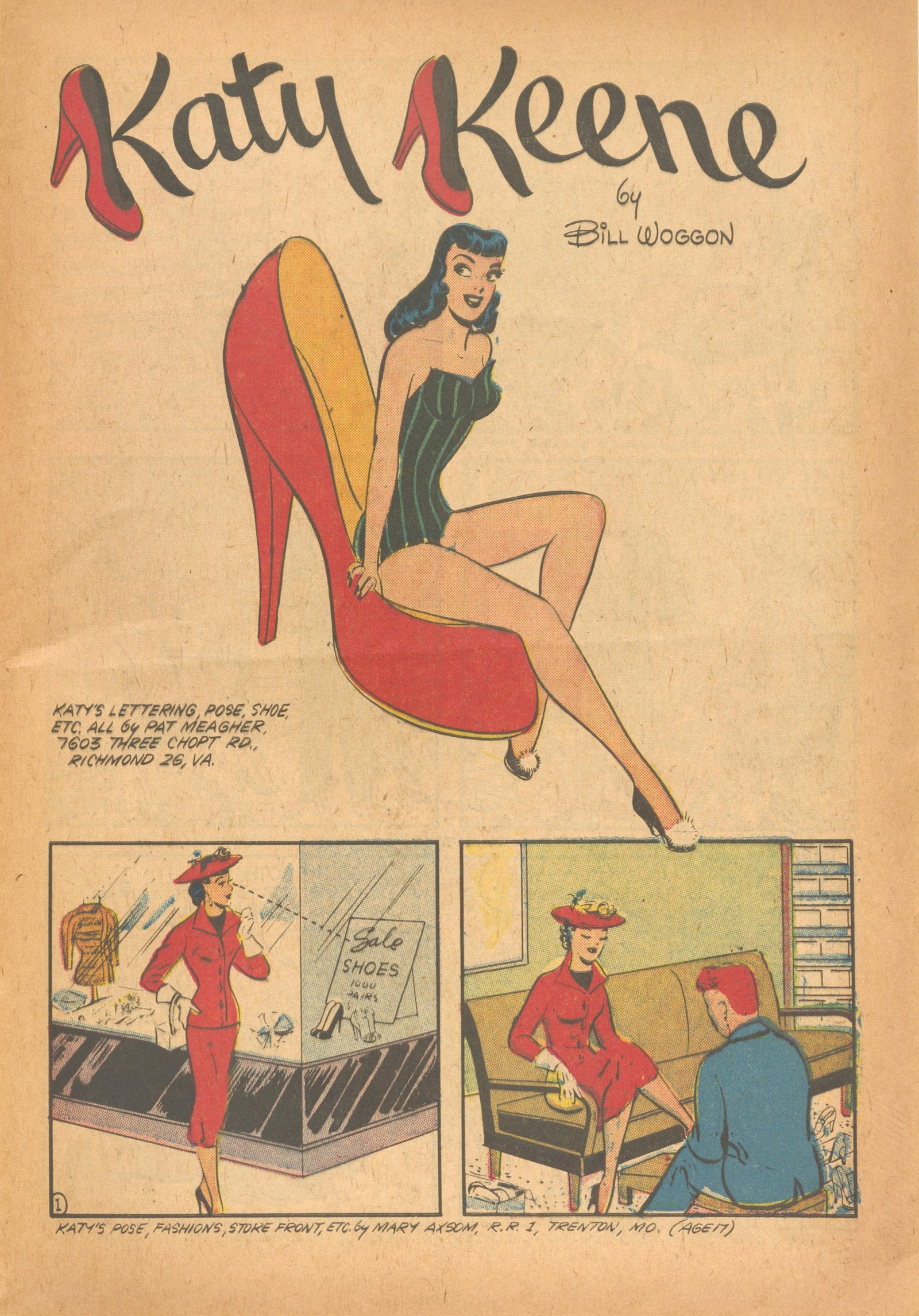 Read online Katy Keene Fashion Book comic -  Issue #17 - 23