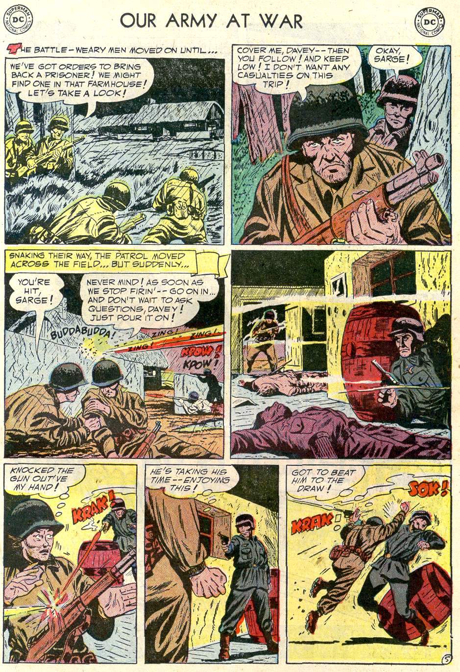 Read online Our Army at War (1952) comic -  Issue #11 - 23