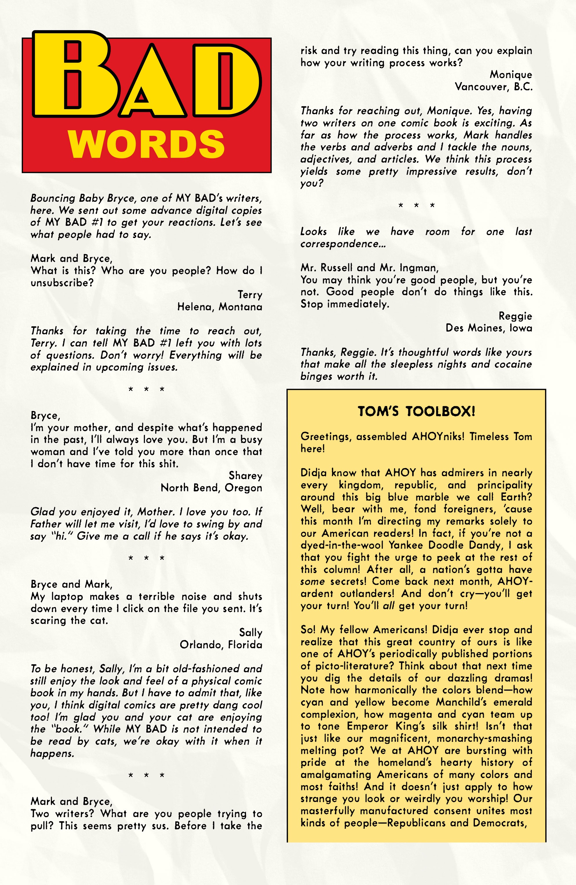 Read online My Bad comic -  Issue #1 - 26