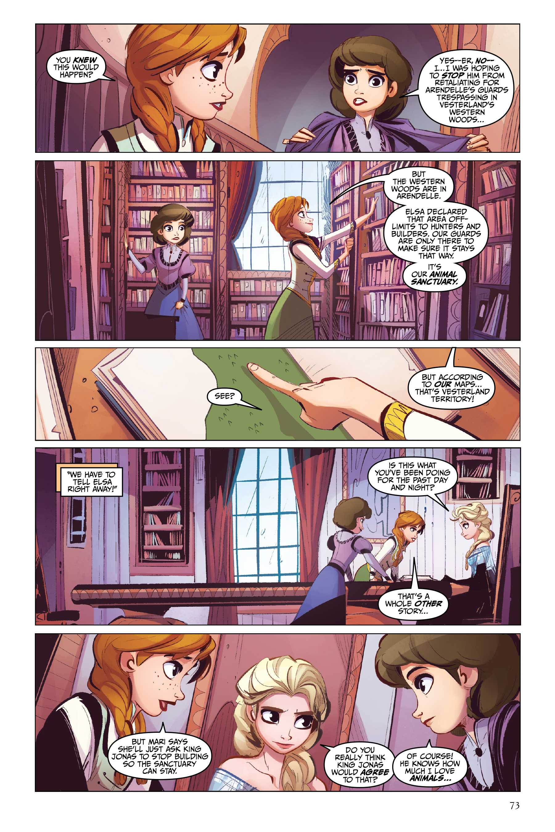 Read online Disney Frozen: Breaking Boundaries comic -  Issue # _TPB - 73