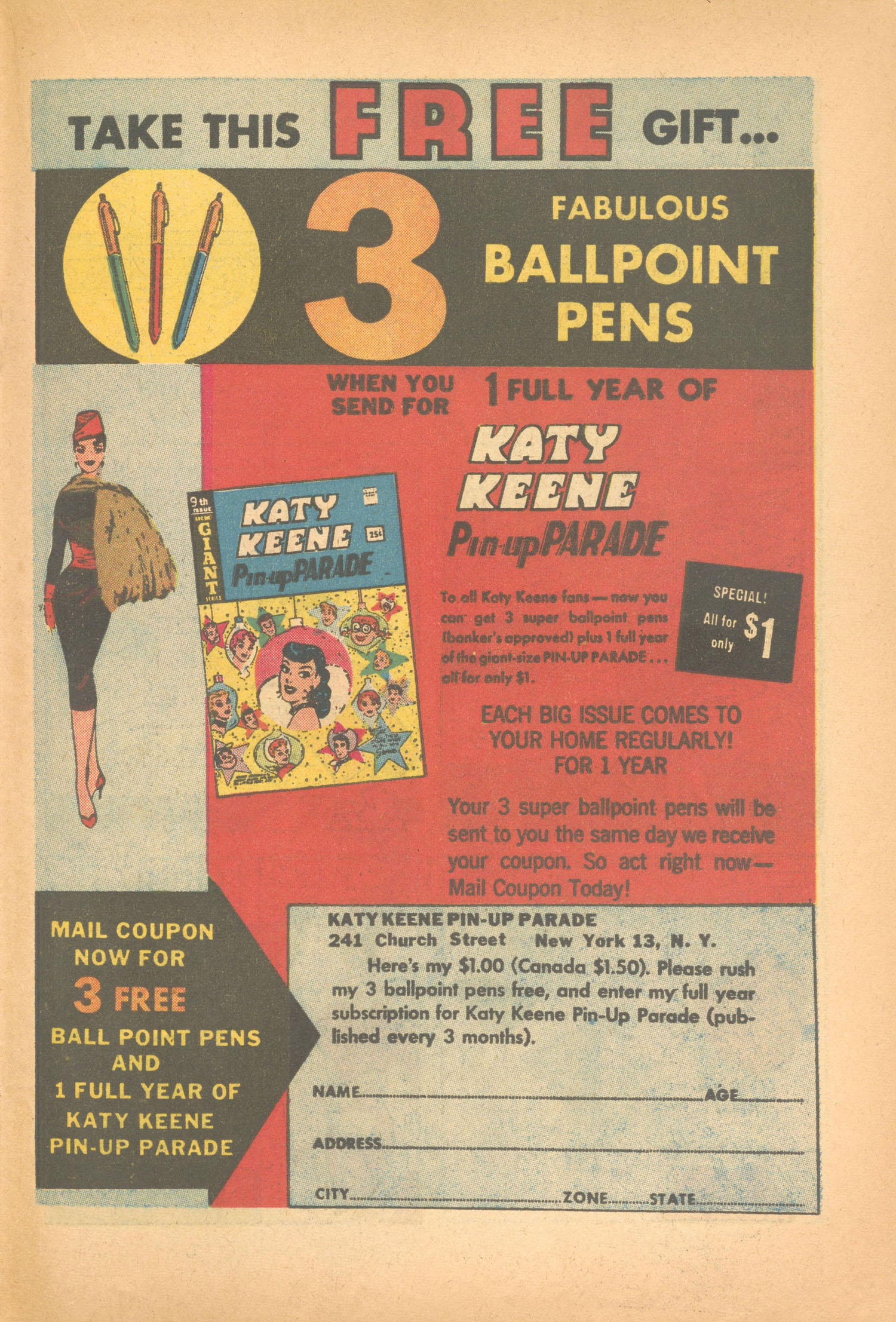 Read online Katy Keene (1949) comic -  Issue #52 - 19