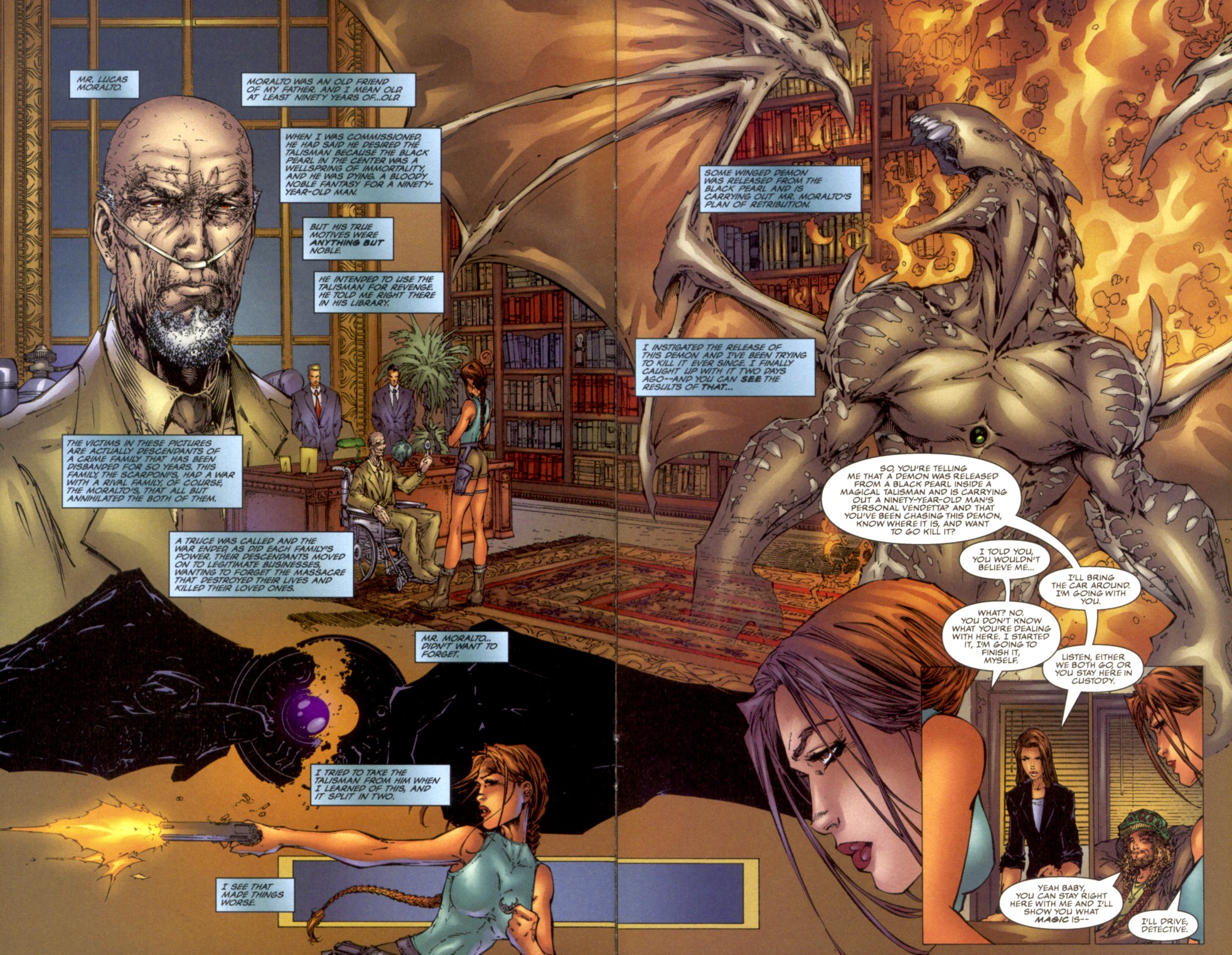 Read online Tomb Raider/Witchblade Revisited Special comic -  Issue # Full - 12