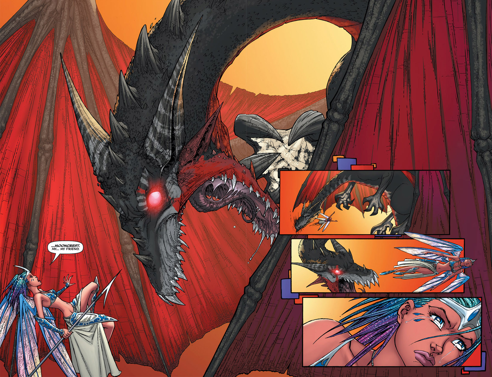 Read online Michael Turner's Soulfire: Dying Of The Light comic -  Issue #5 - 10