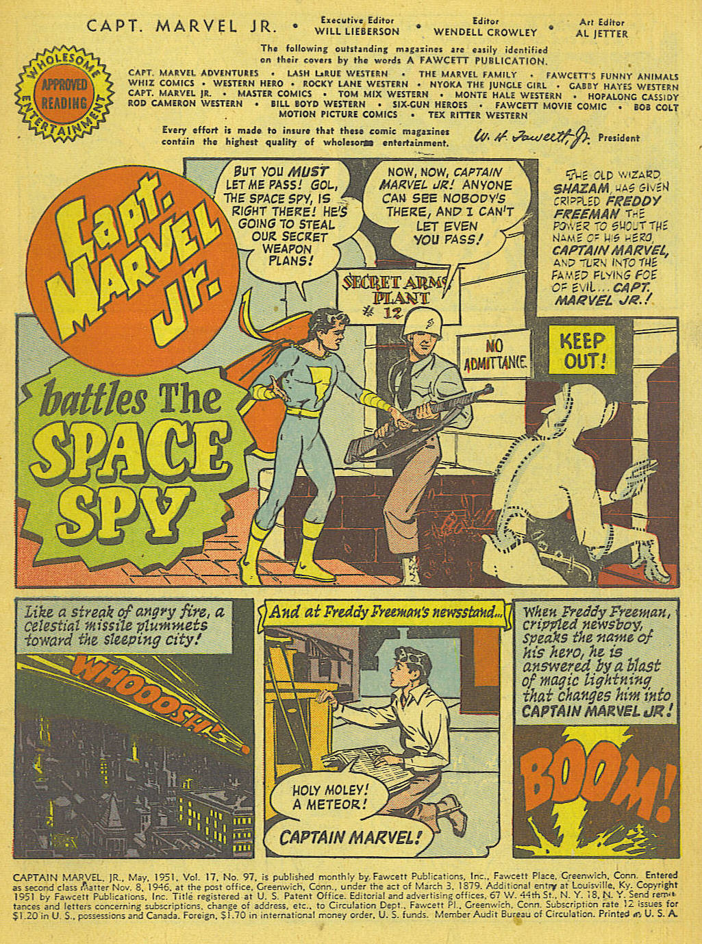 Read online Captain Marvel, Jr. comic -  Issue #97 - 2