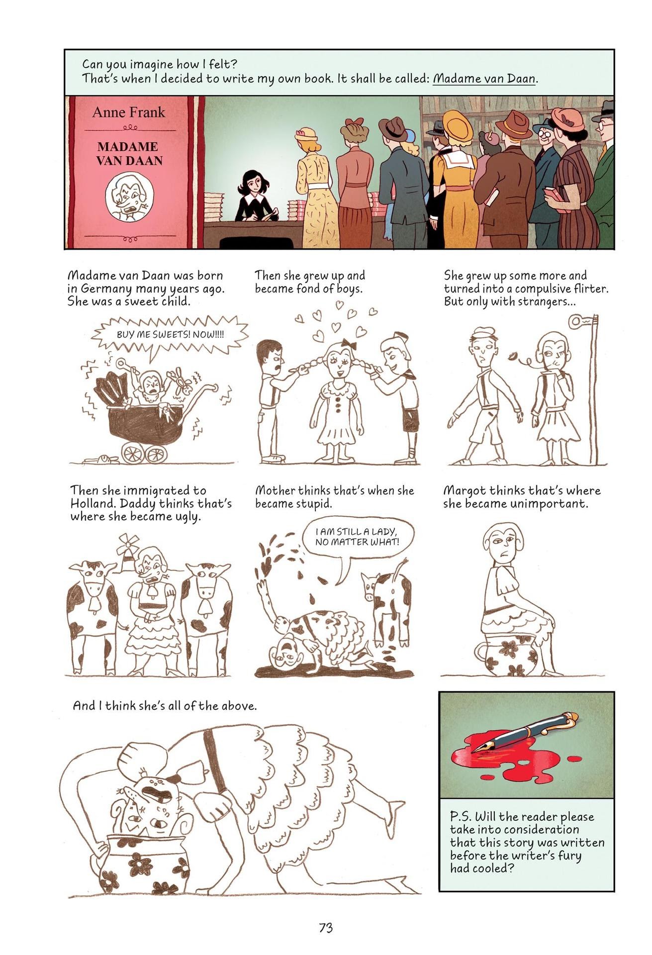 Read online Anne Frank’s Diary: The Graphic Adaptation comic -  Issue # TPB - 75