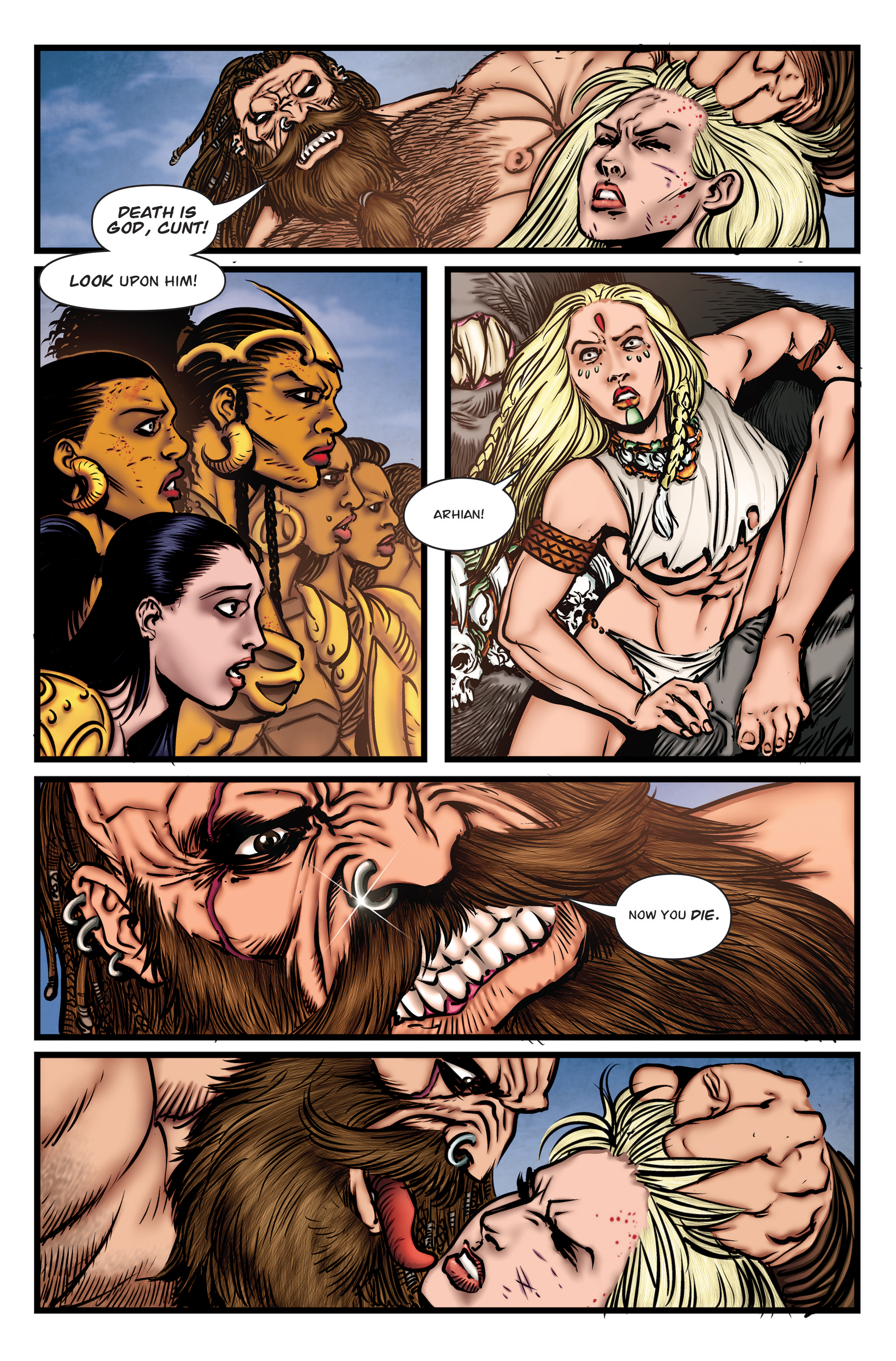 Read online Arhian: Head Huntress comic -  Issue #5 - 33