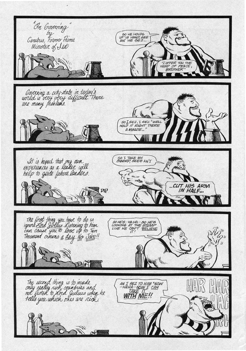 Read online Cerebus comic -  Issue #52 - 4